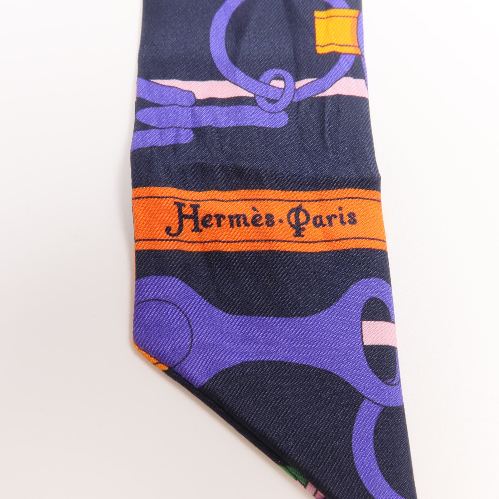 HERMES 【激減優惠】絲質Twilly絲巾