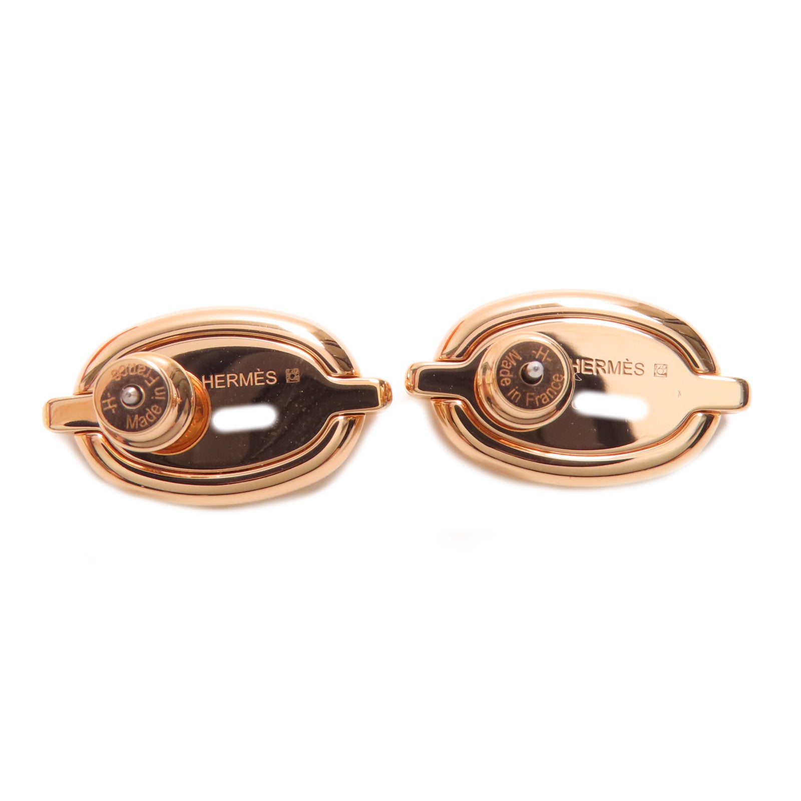 HERMES 金屬Mini Maillon耳環