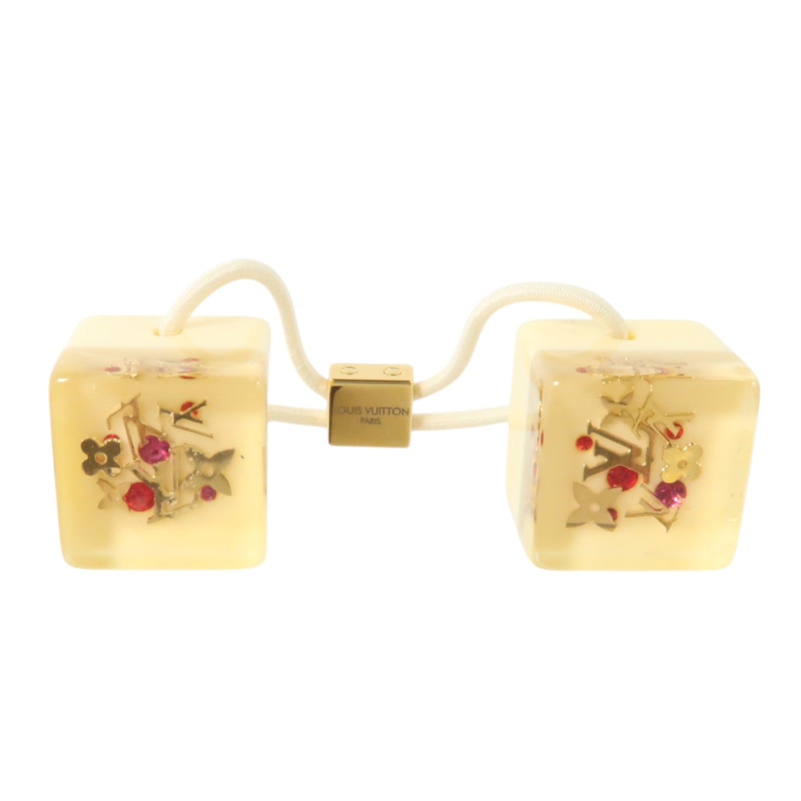 LOUIS VUITTON PVC Hair Cube髮圈