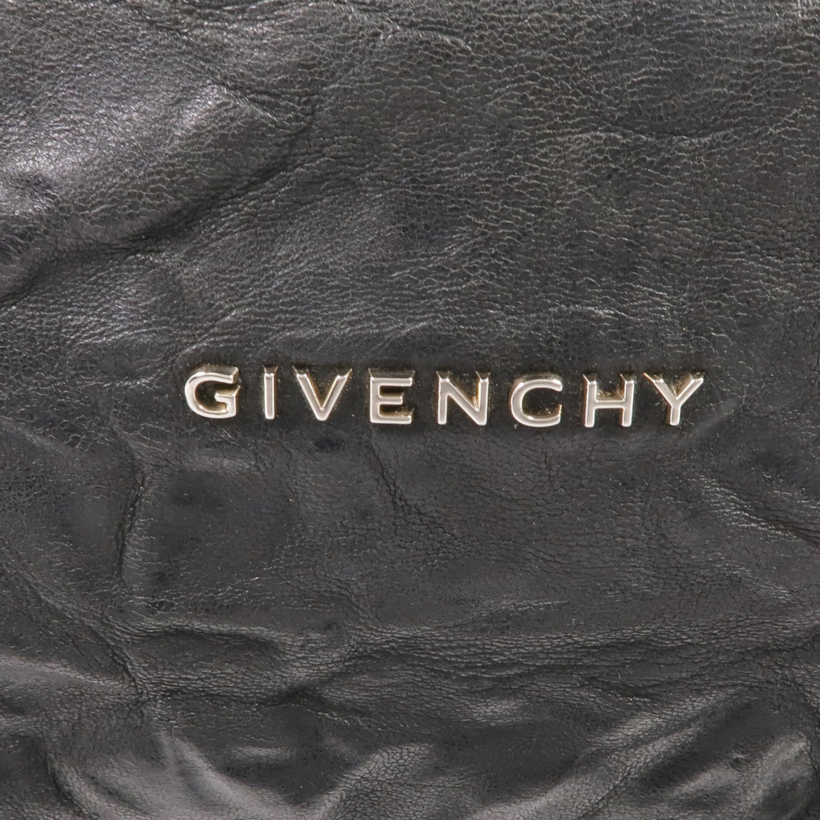 GIVENCHY 牛皮皮革Pandora Medium銀扣手挽肩背兩用袋