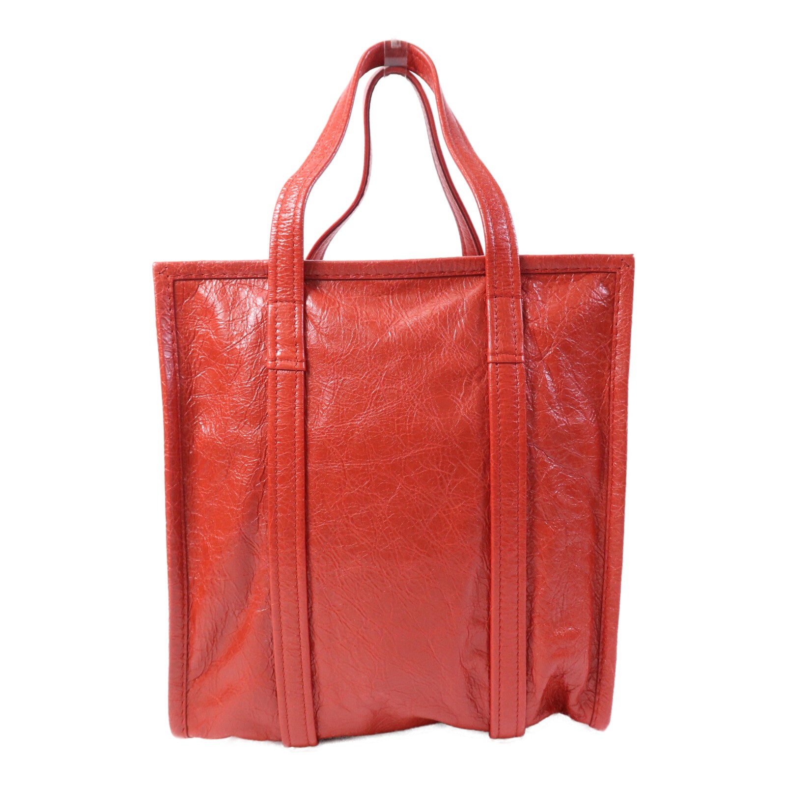 BALENCIAGA 牛皮皮革Bazar金扣手挽肩背兩用袋