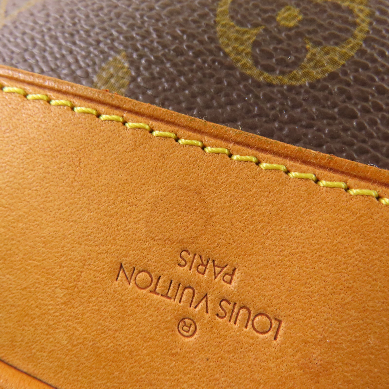 LOUIS VUITTON 【激減優惠】Monogram Trouville金扣手挽袋棕色