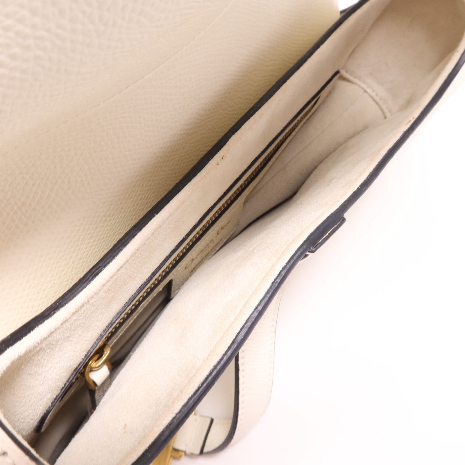 Dior 牛皮皮革Saddle Medium金扣肩背袋