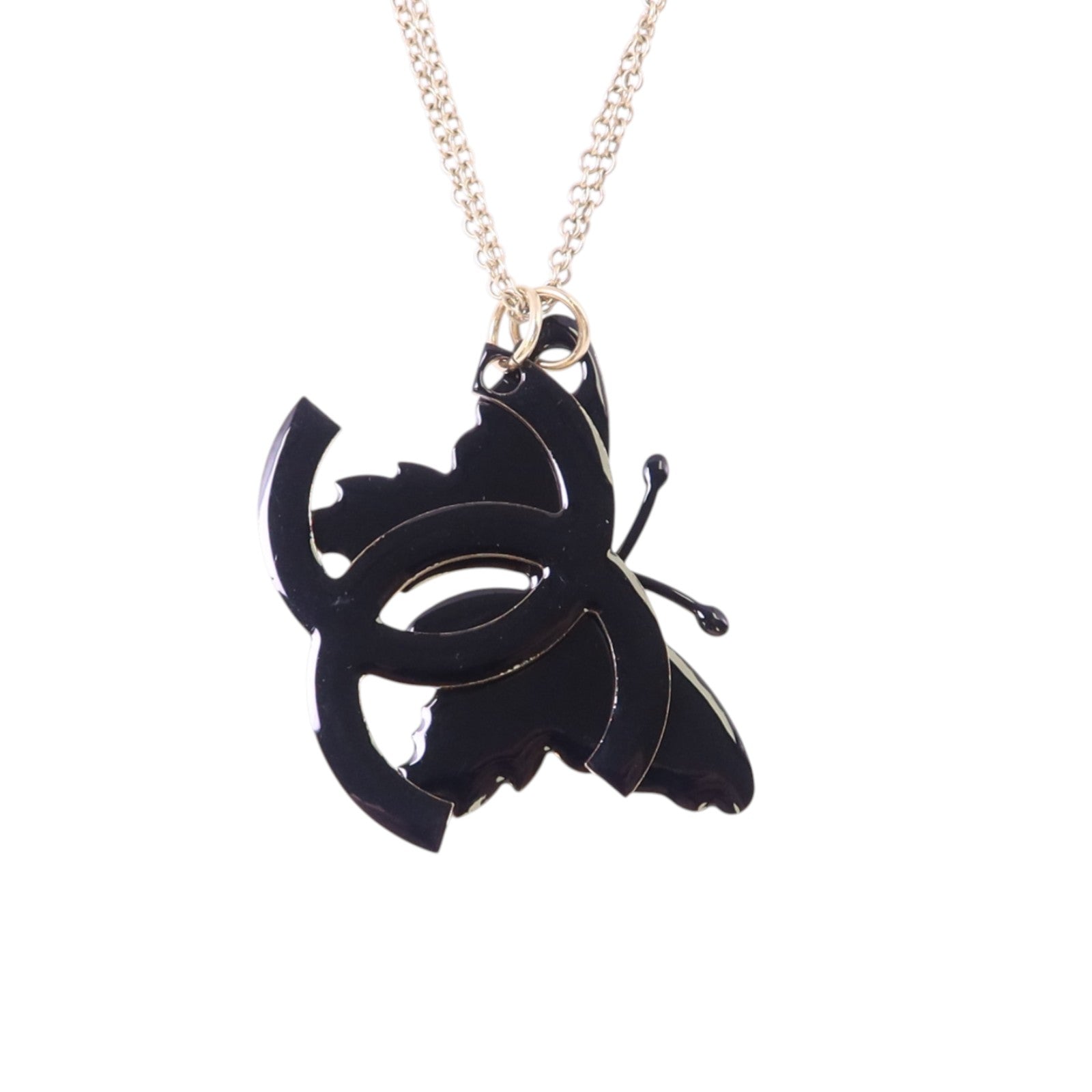 CHANEL 金屬/琺瑯Necklace金扣項鏈