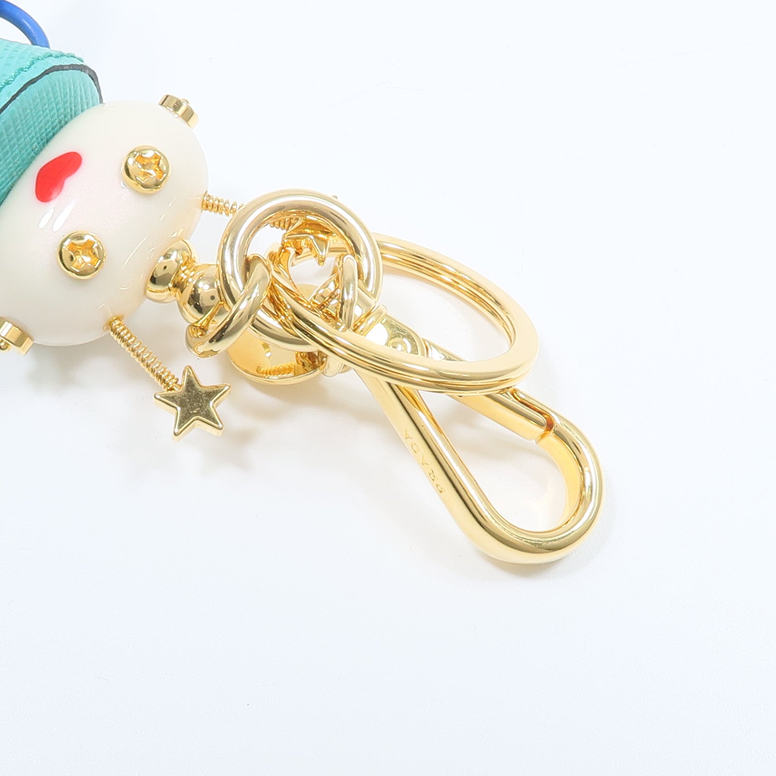 PRADA Saffiano皮革/金屬Resin Ariel The Mermaid Charm掛飾