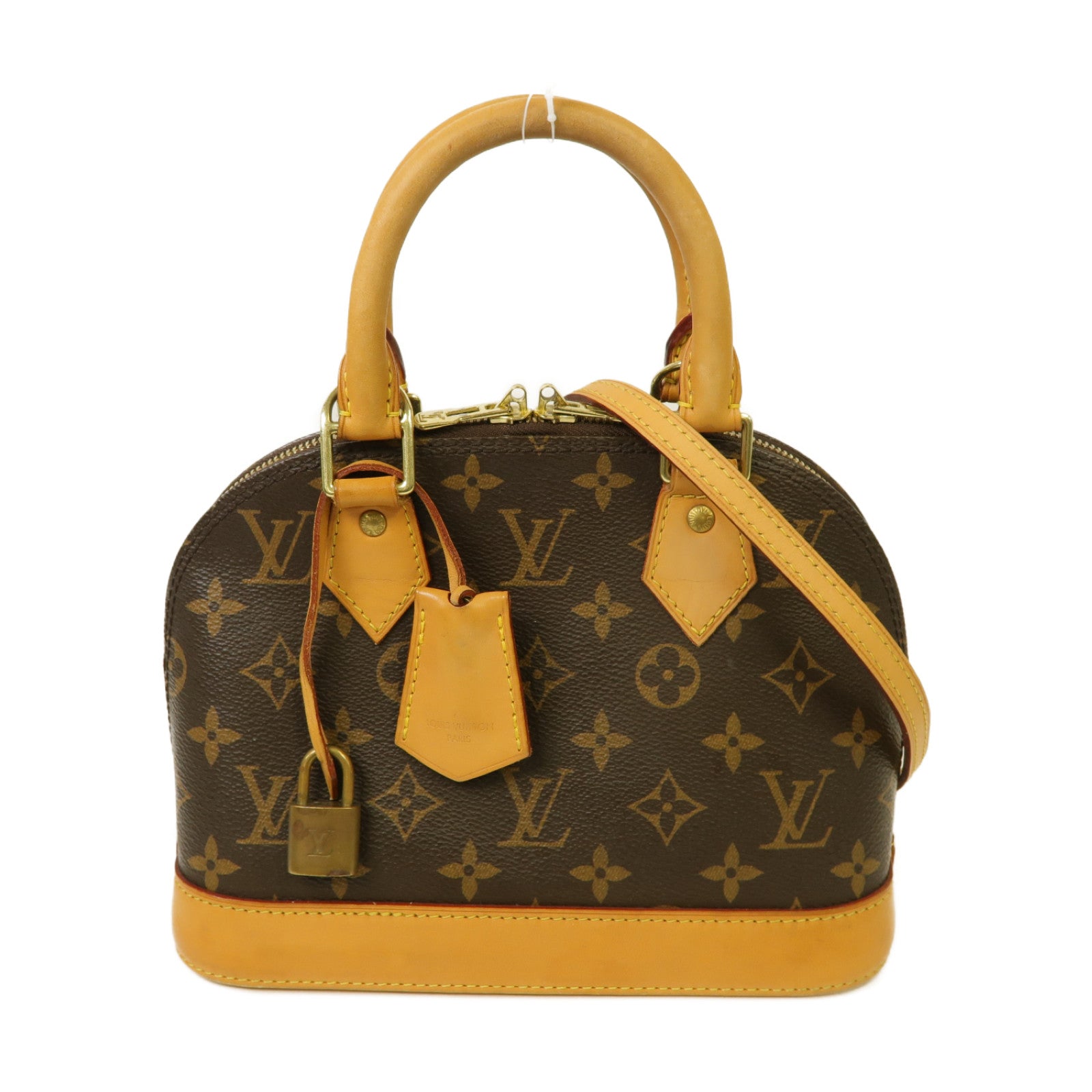 LOUIS VUITTON 【激減優惠】Monogram Alma金扣手挽肩背兩用袋棕色