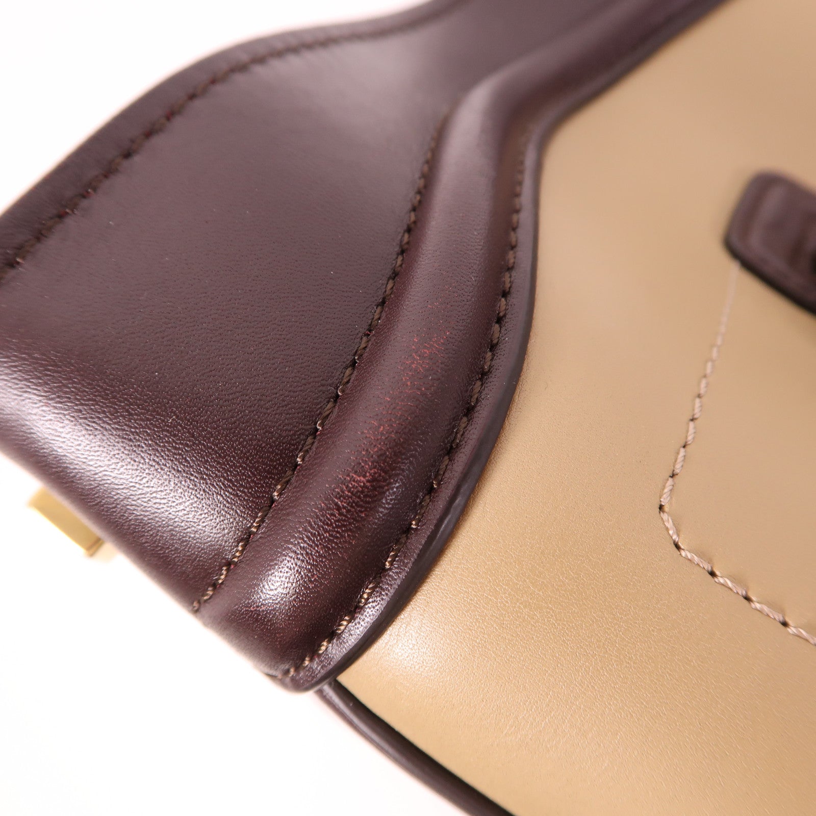 CELINE 牛皮皮革Mini Luggage金扣手挽袋