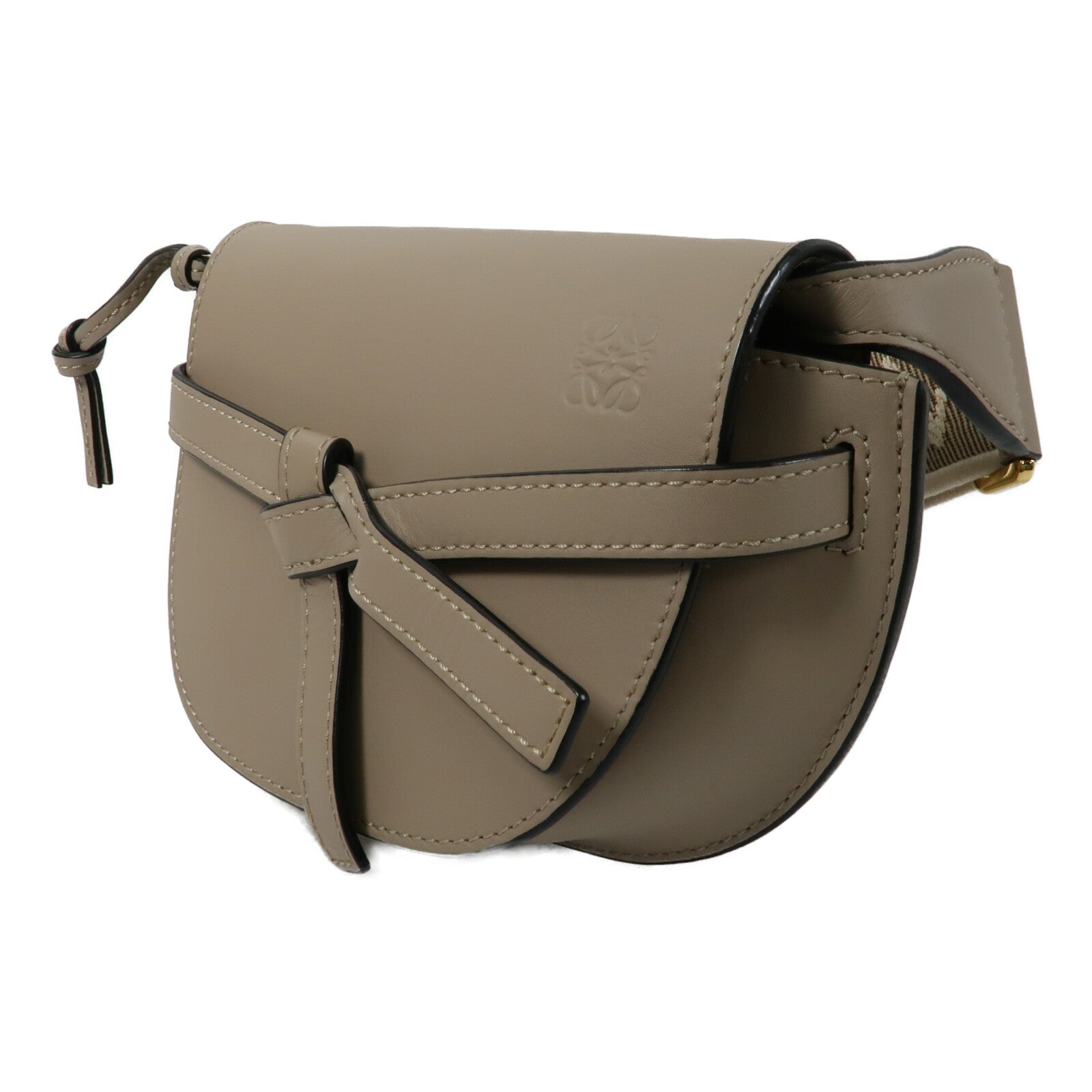 LOEWE 牛皮皮革Mini Gate肩背袋