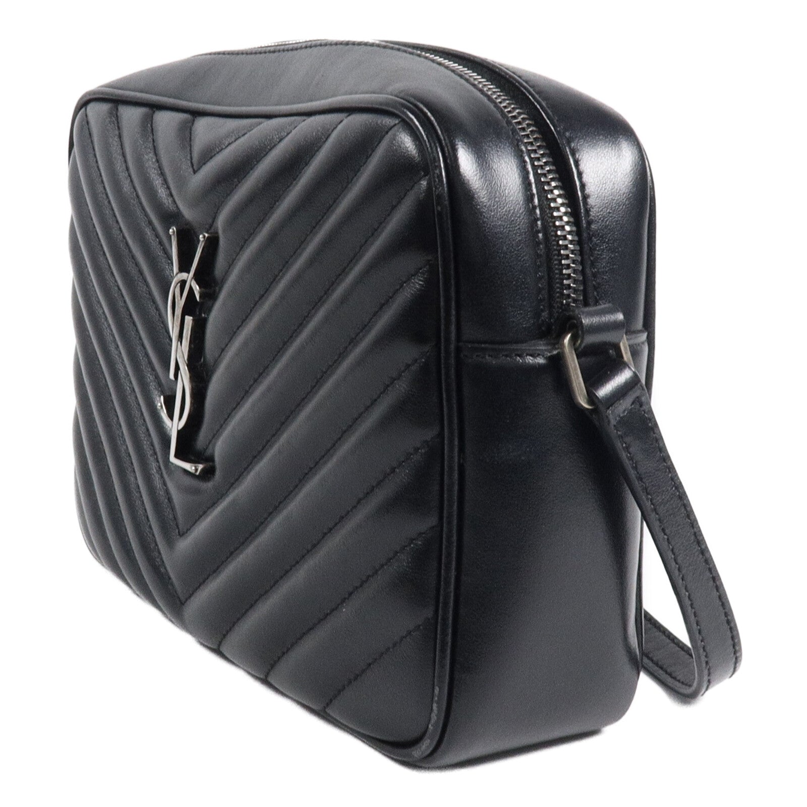 SAINT LAURENT 牛皮皮革Lou Camera Bag肩背袋