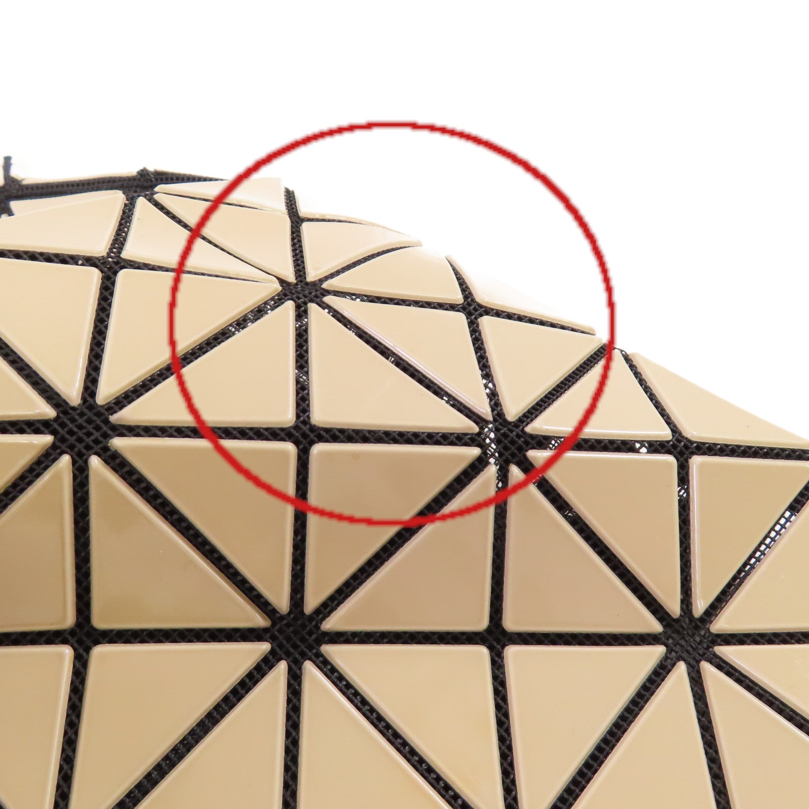 ISSEY MIYAKE PVC Baobao Tote Bag手挽袋杏色