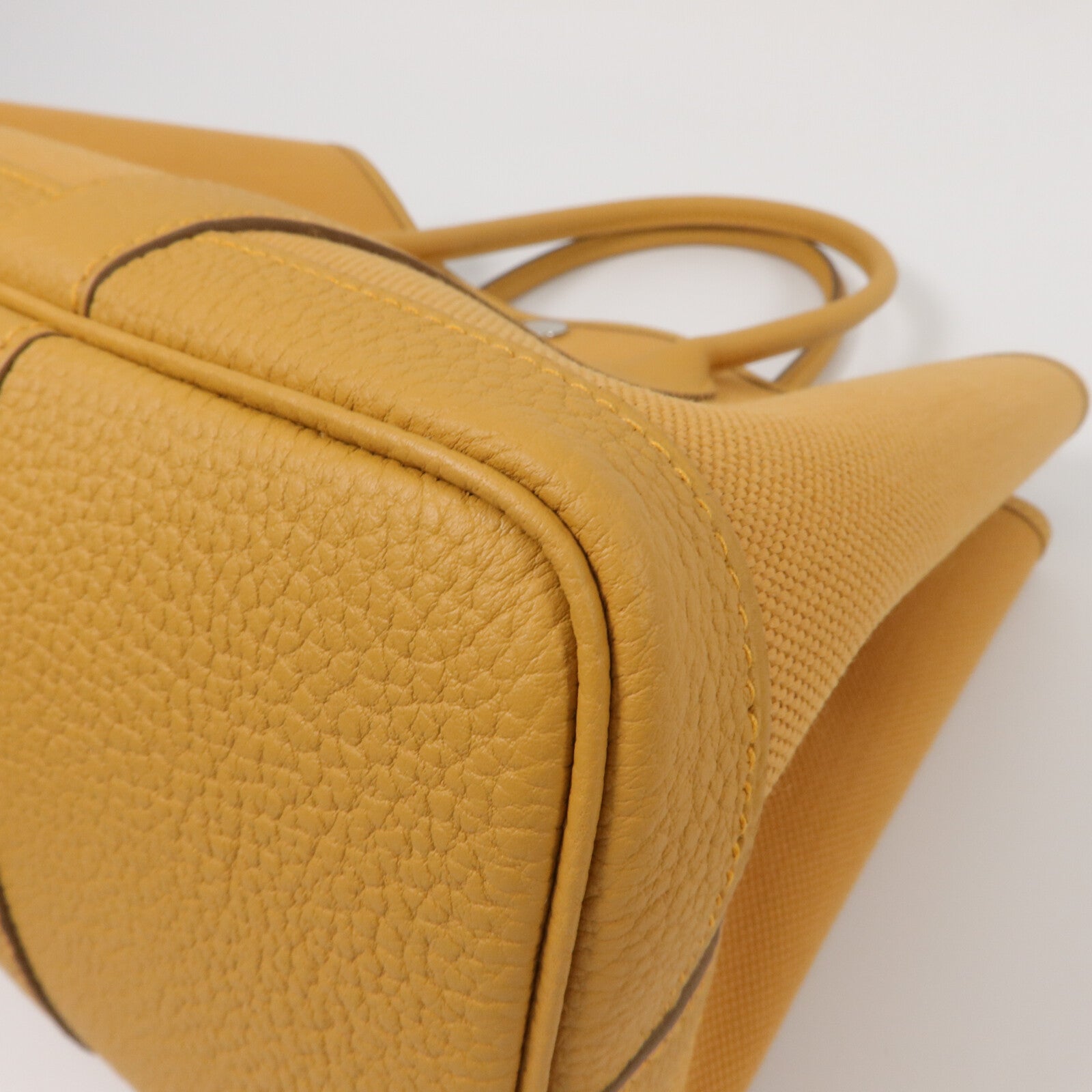HERMES 帆布Garden Party TPM手挽袋Naturel Sable