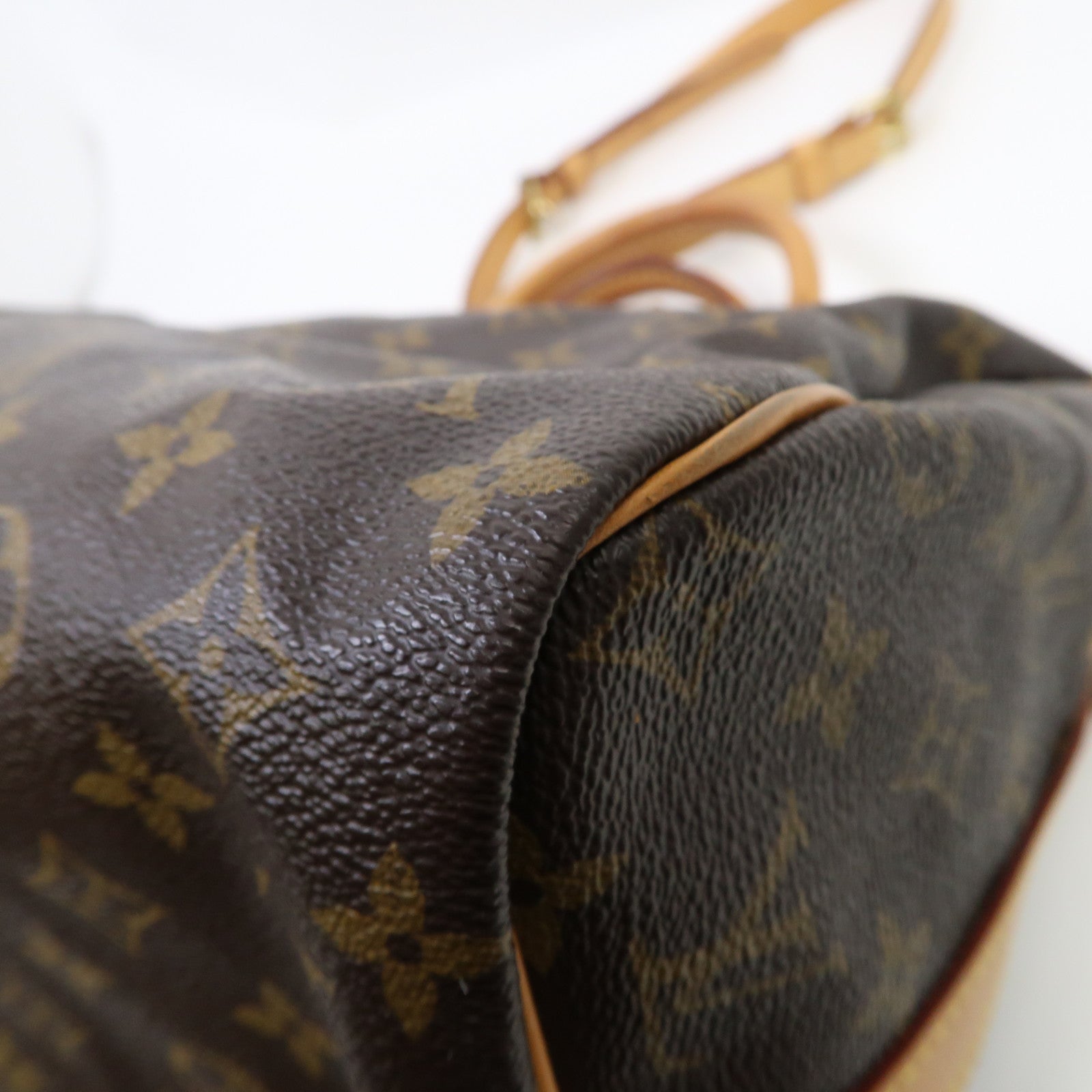 LOUIS VUITTON Monogram Speedy Bandouliere 30金扣手挽肩背兩用袋啡色