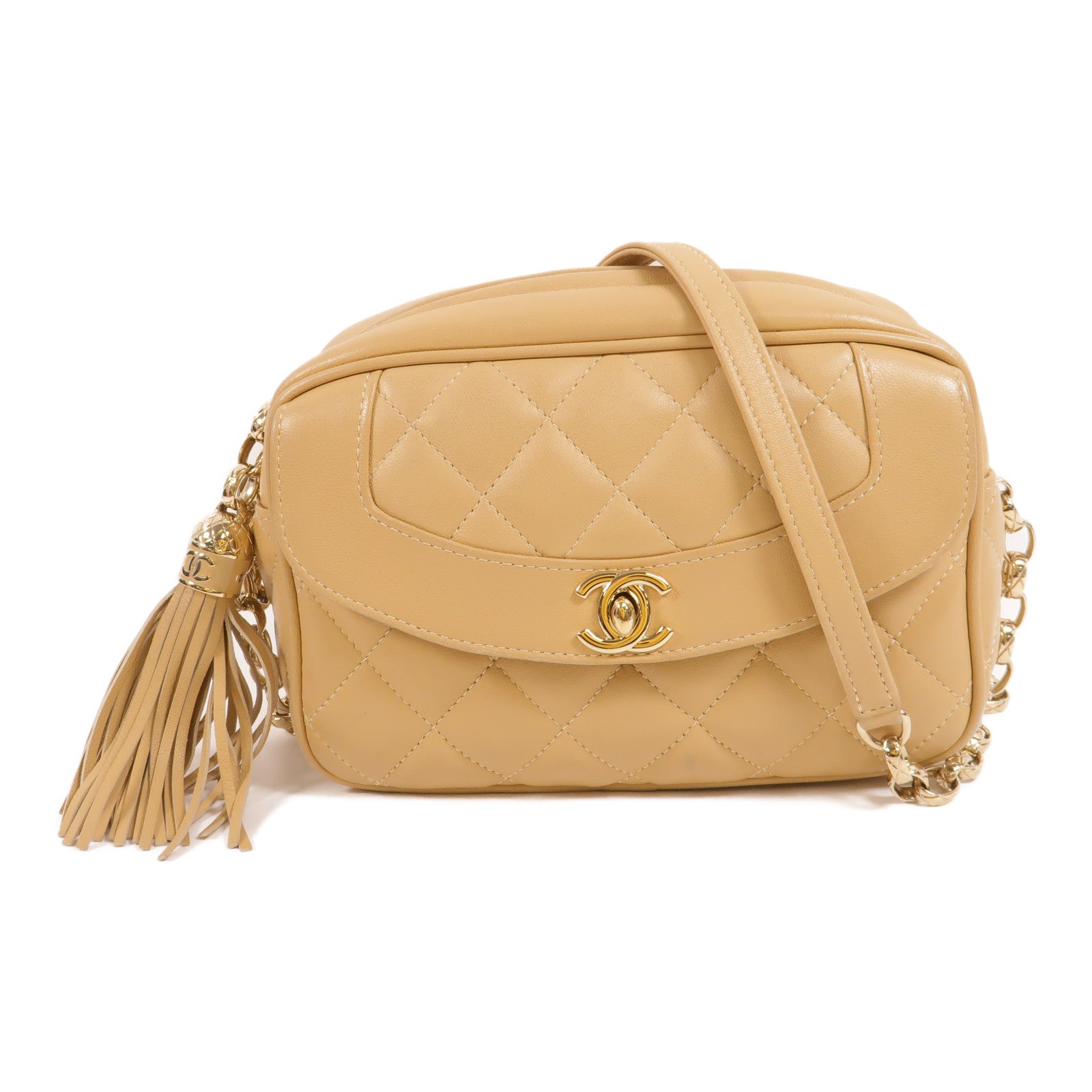 CHANEL 羊皮皮革Camera Bag肩背袋