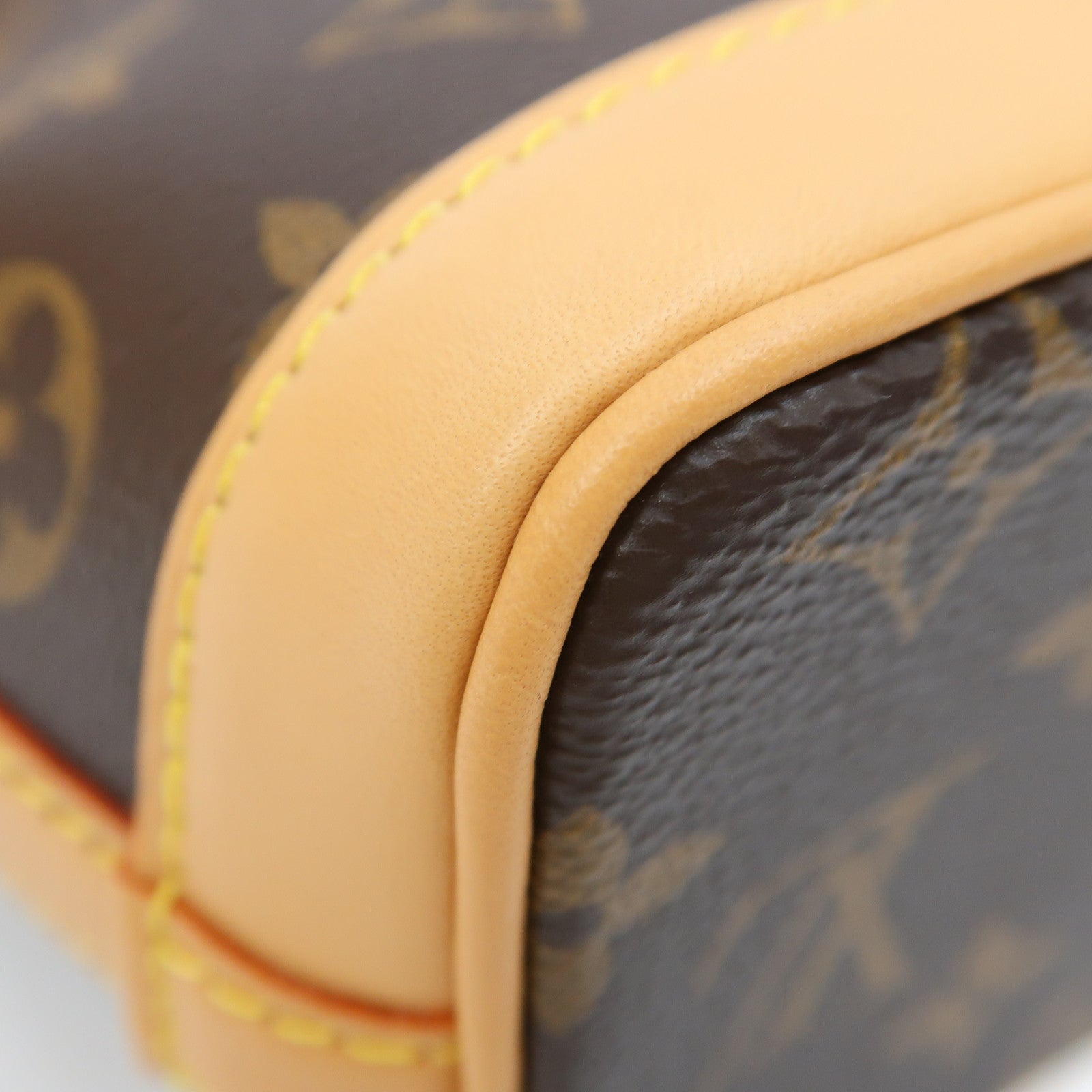 LOUIS VUITTON Monogram Nano Noe金扣手挽肩背兩用袋啡色