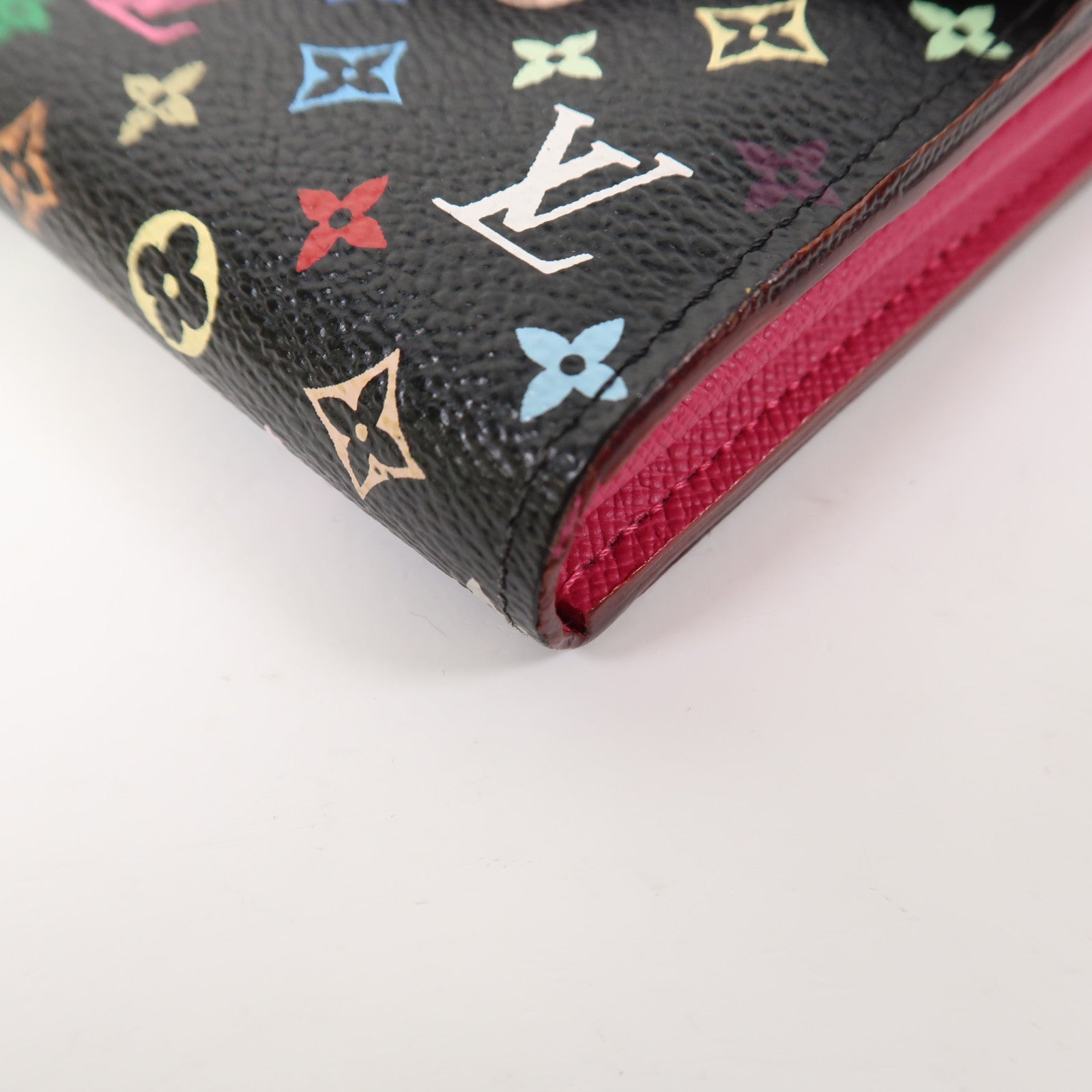 LOUIS VUITTON 【激減優惠】Monogram Multicolore Portefeuille Sarah Long Wallet金扣長錢包黑色