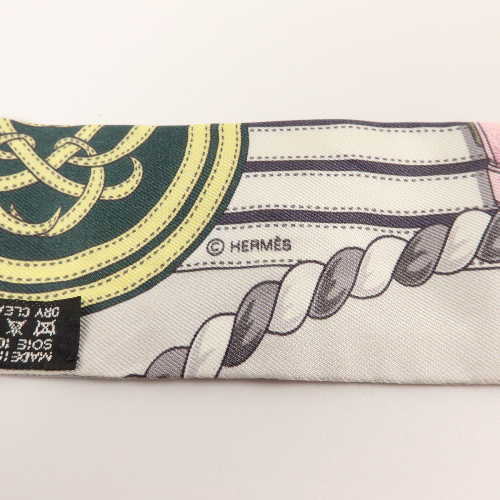 HERMES 絲質Twilly絲巾