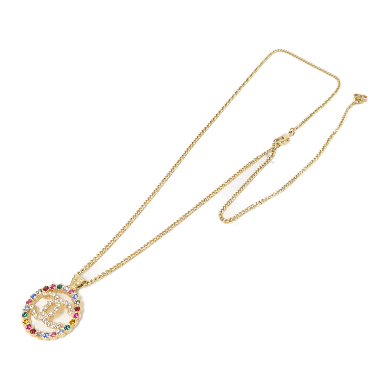 CHANEL 金屬Necklace項鏈金色/彩色