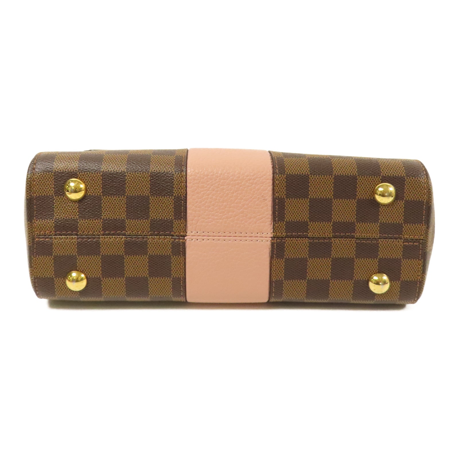 LOUIS VUITTON Damier Bond Street Magnolia金扣手挽肩背兩用袋