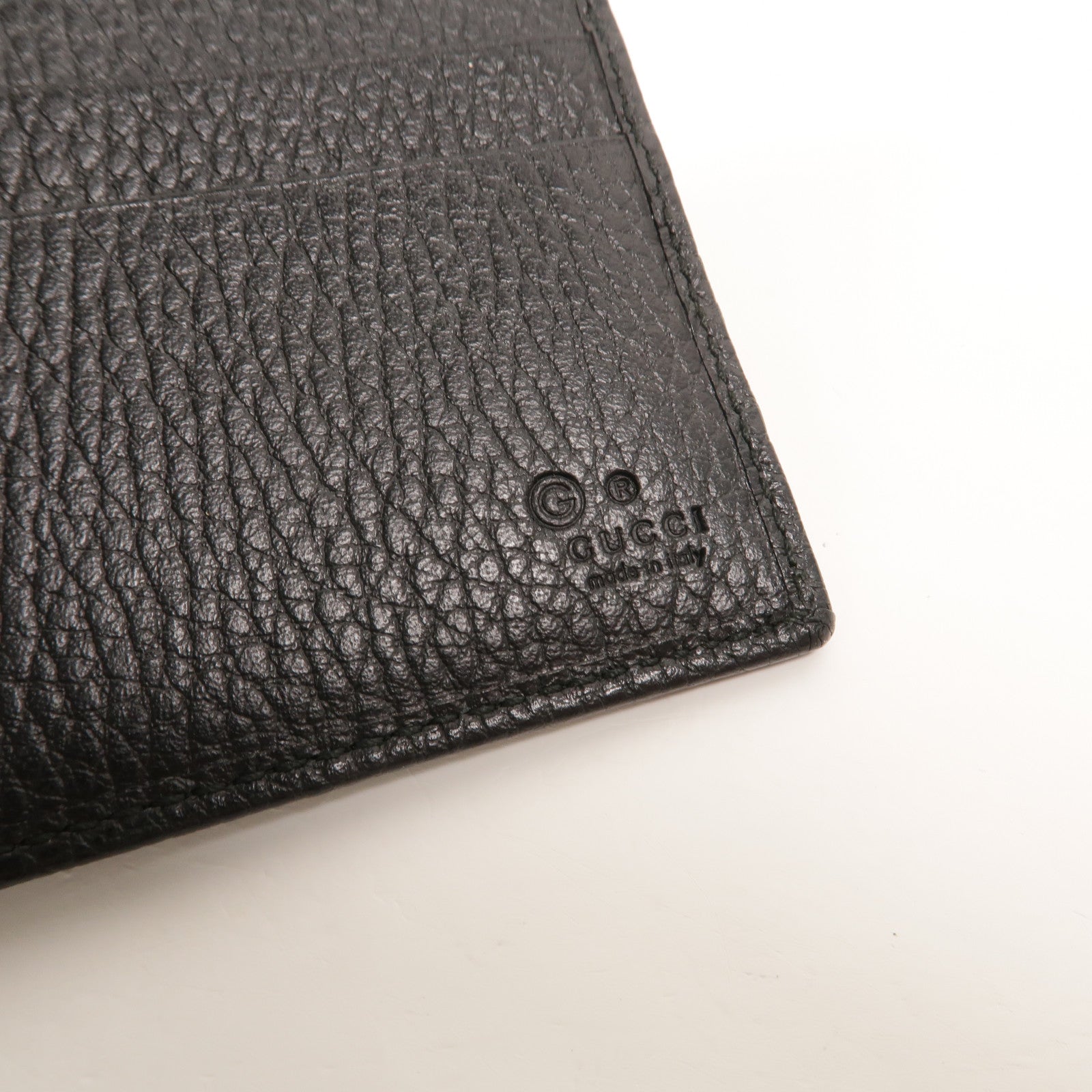GUCCI 尼龍/牛皮皮革GG Bifold Wallet錢包