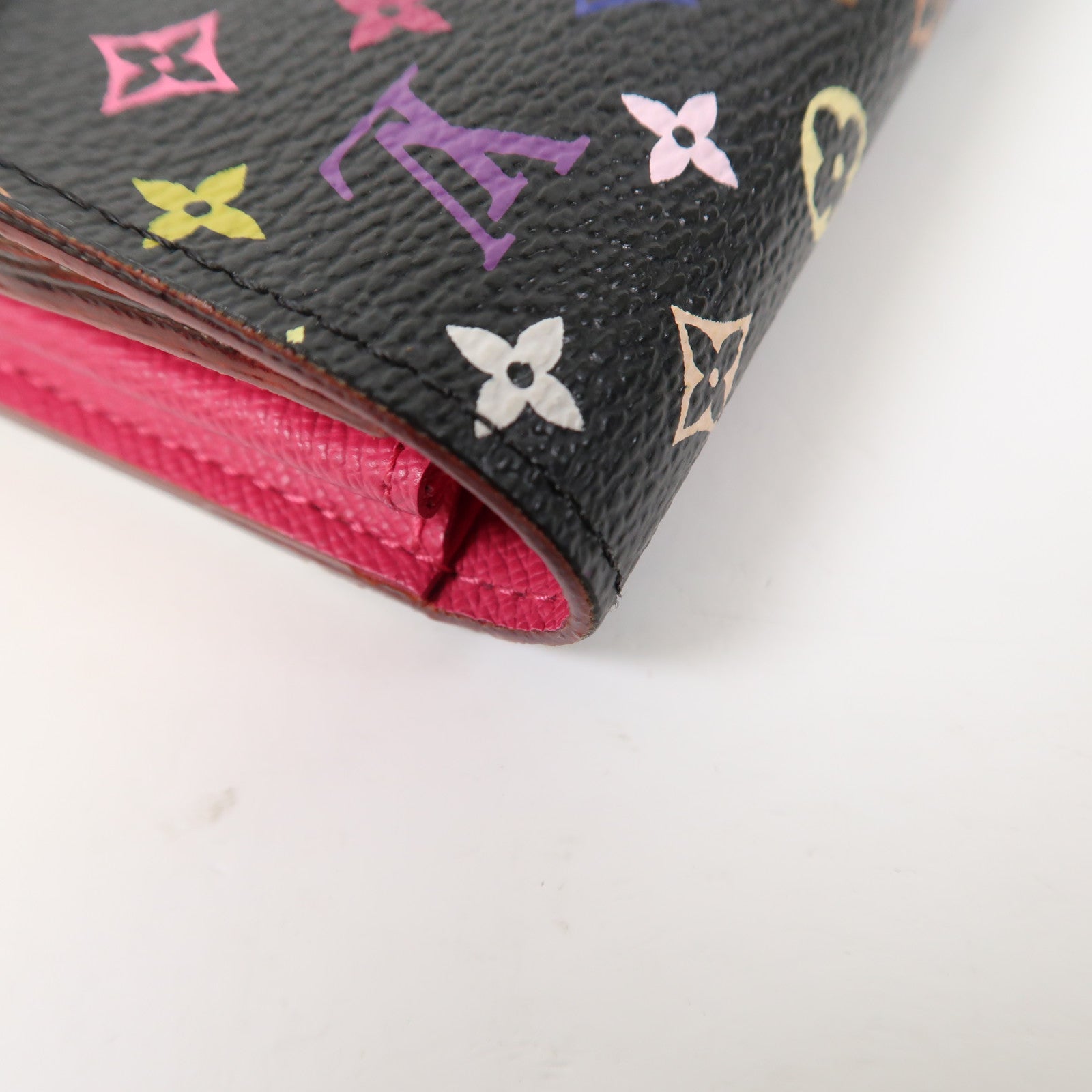 LOUIS VUITTON 【激減優惠】Monogram Multicolore Portefeuille Sarah Long Wallet金扣長錢包黑色