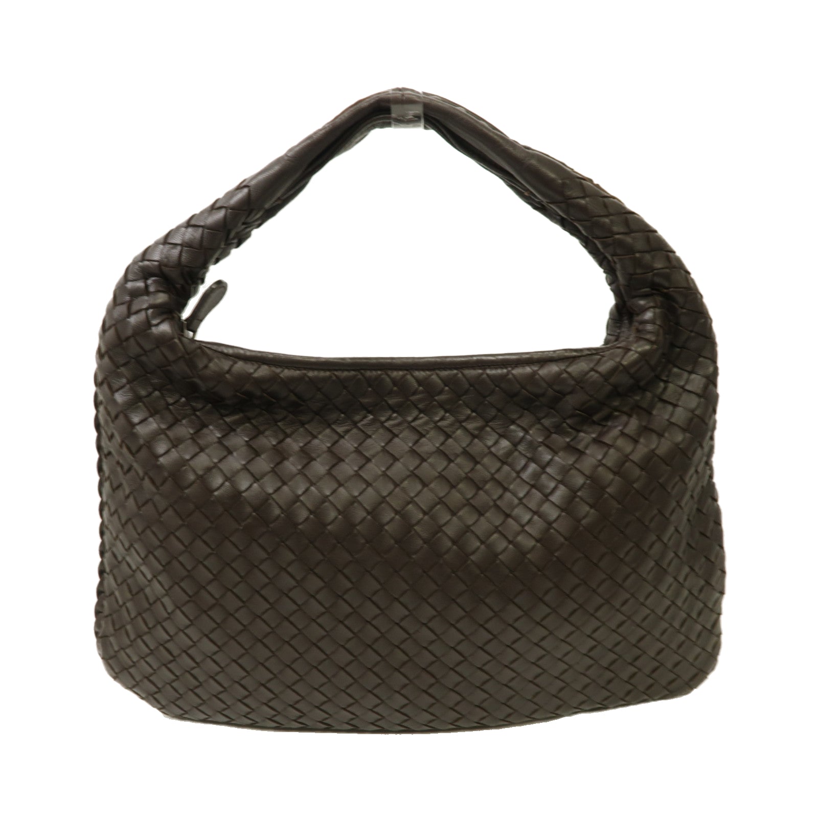 BOTTEGA VENETA 織紋皮革Shoulder Bag肩背袋啡色