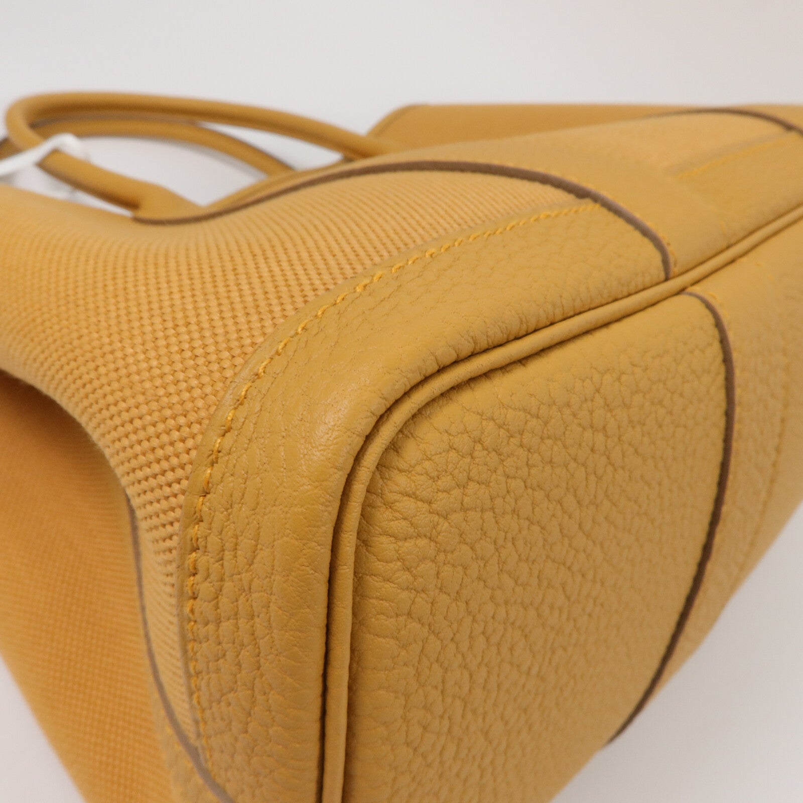 HERMES 帆布Garden Party TPM手挽袋Naturel Sable