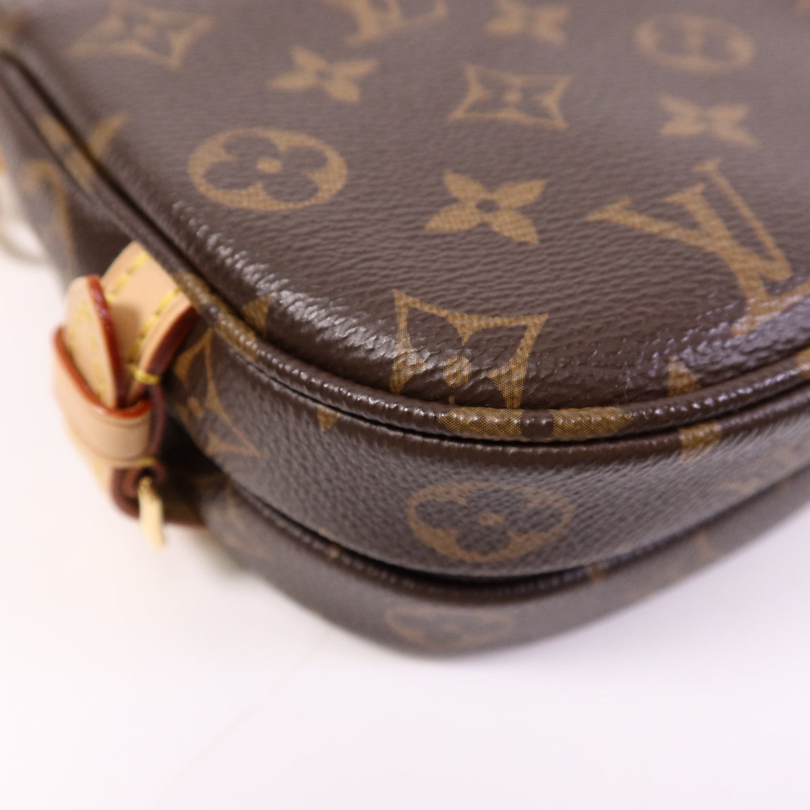 LOUIS VUITTON Monogram Saumur BB金扣手挽肩背兩用袋