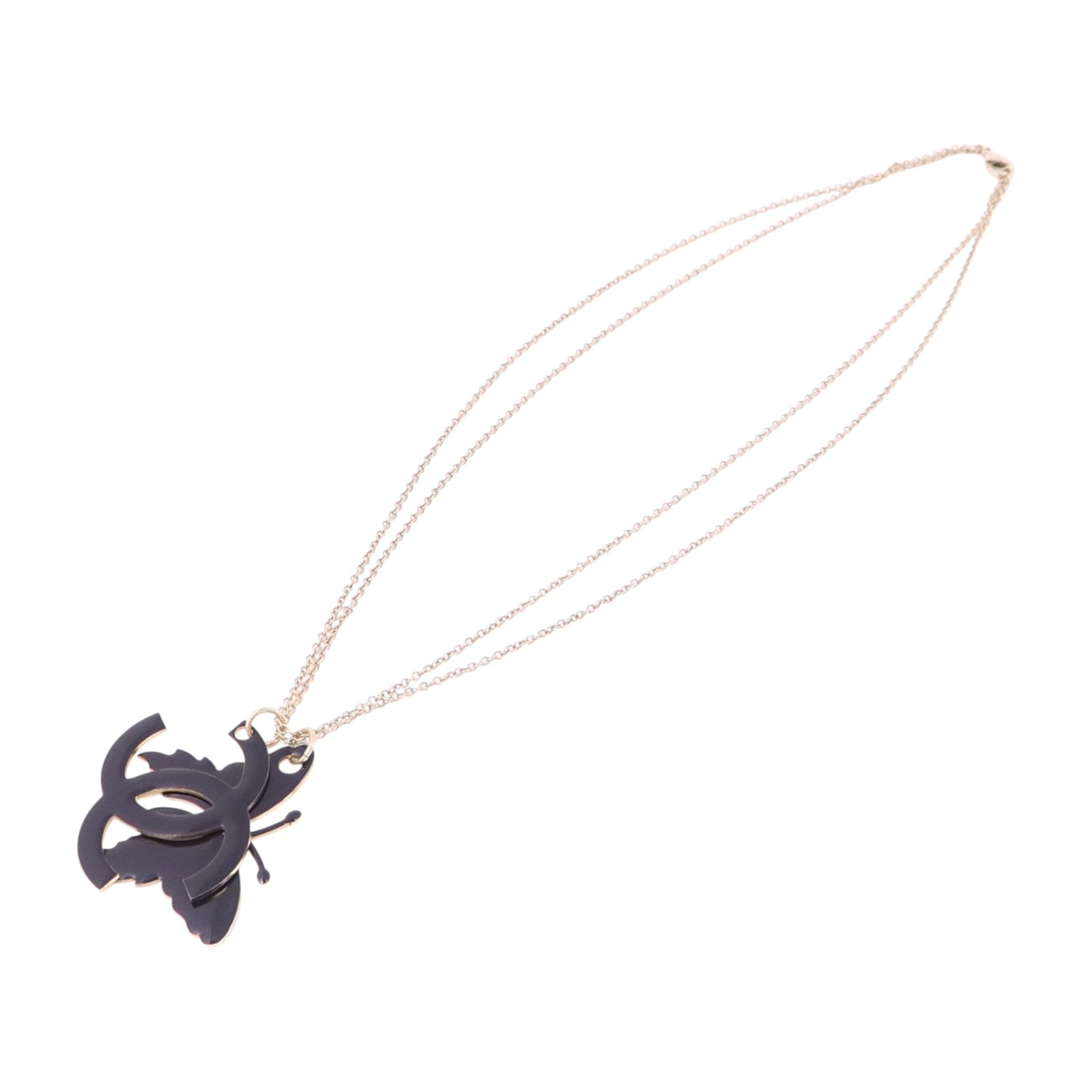 CHANEL 金屬/琺瑯Necklace金扣項鏈