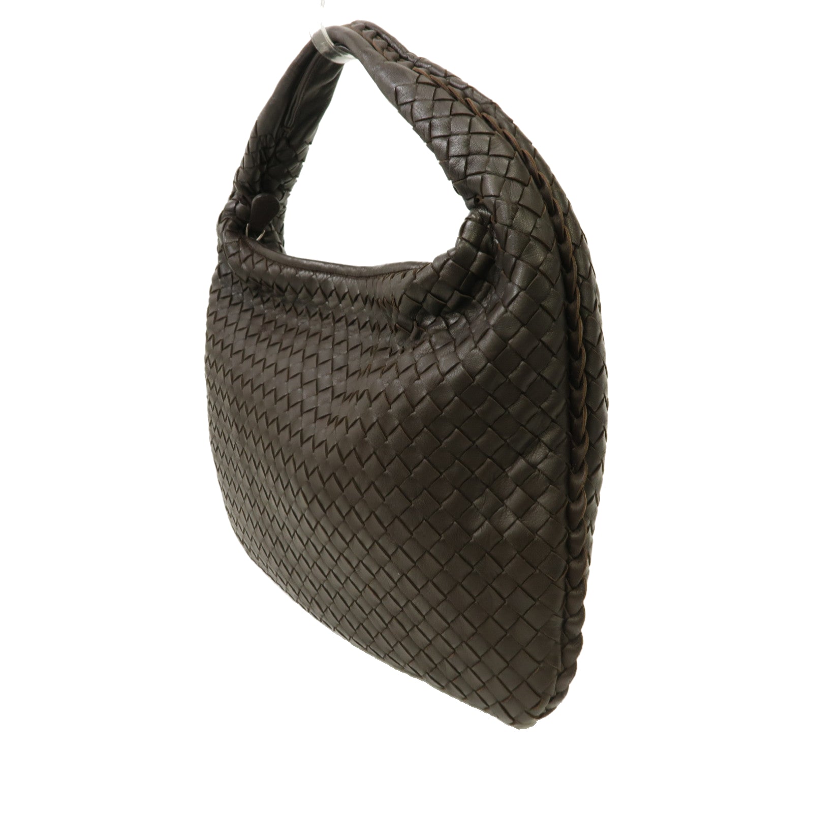 BOTTEGA VENETA 織紋皮革Shoulder Bag肩背袋啡色