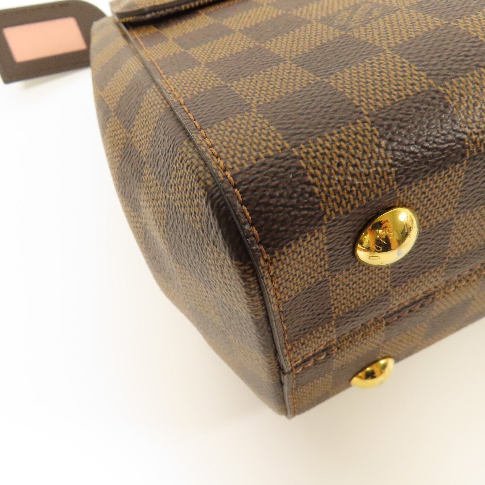 LOUIS VUITTON Damier Bond Street Magnolia金扣手挽肩背兩用袋