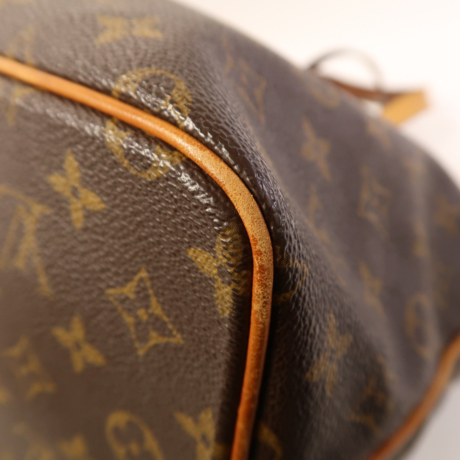 LOUIS VUITTON Monogram Palermo PM金扣手挽肩背兩用袋棕色
