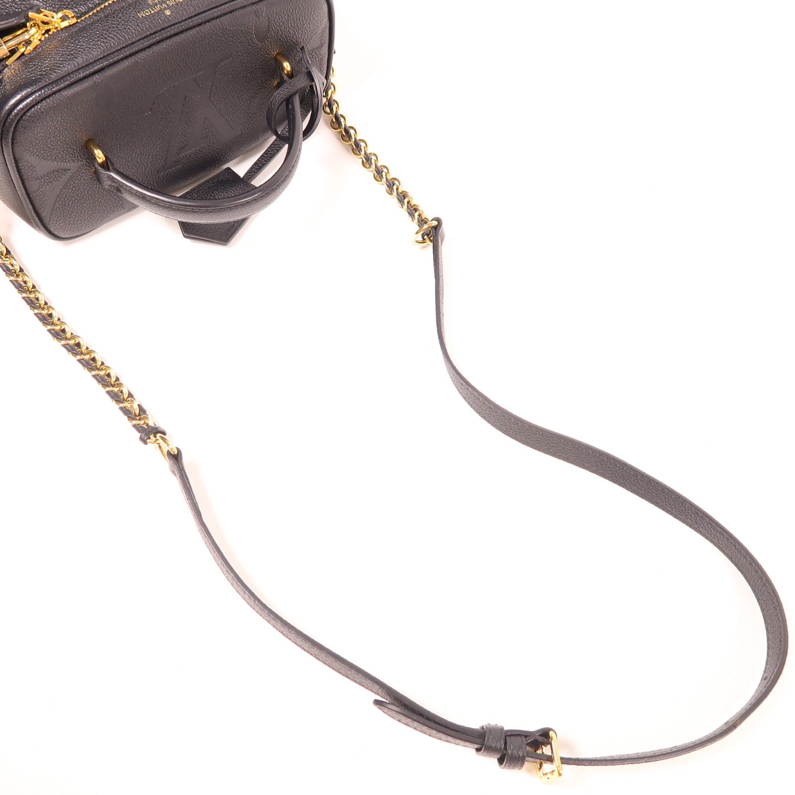 LOUIS VUITTON Monogram Empreinte Vanity Case金扣肩背袋