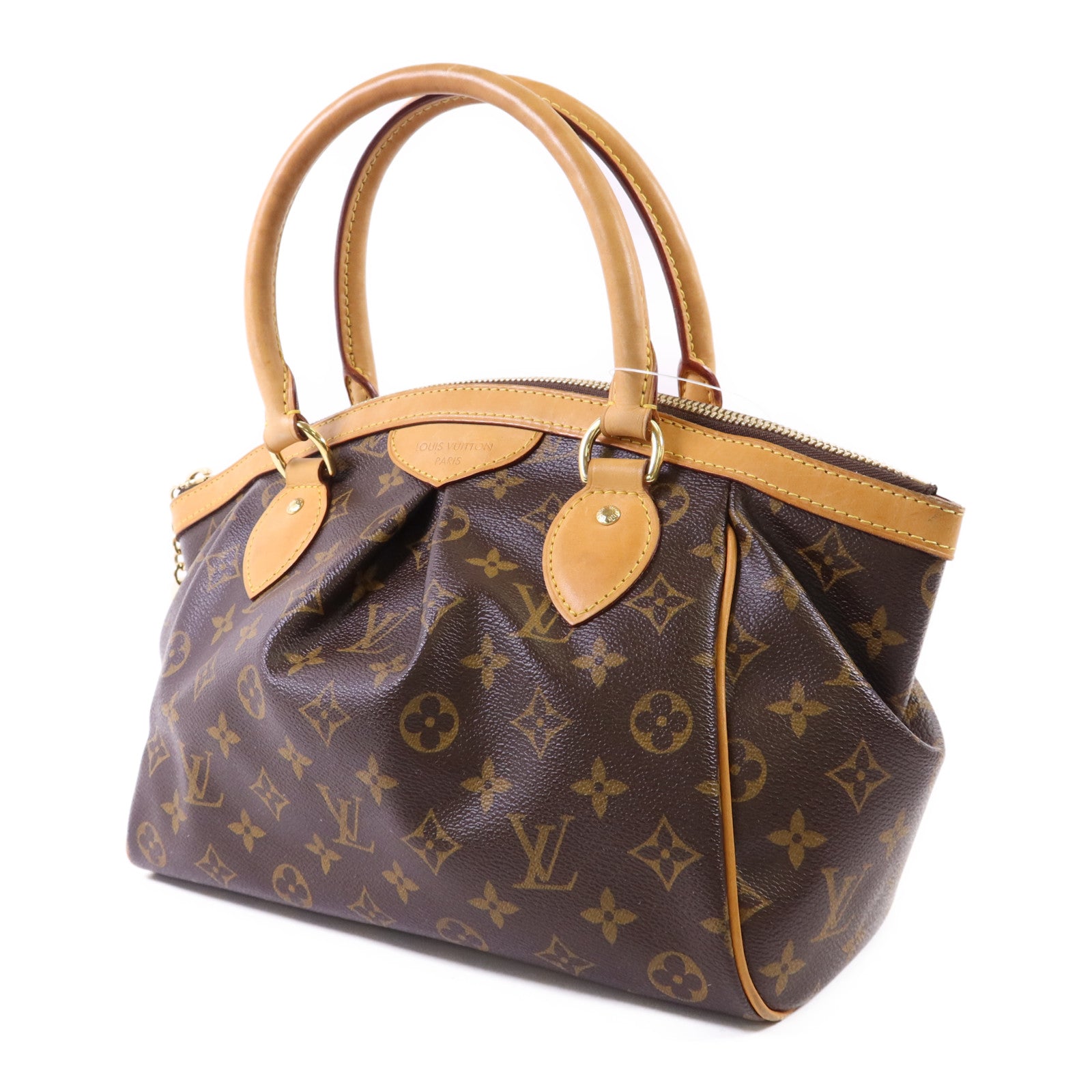 LOUIS VUITTON Monogram Tivoli PM金扣手挽袋