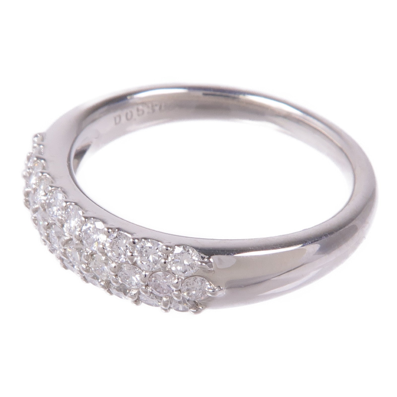 JEWELRY PT900鉑金Diamond Ring鑽石戒指US#6.75