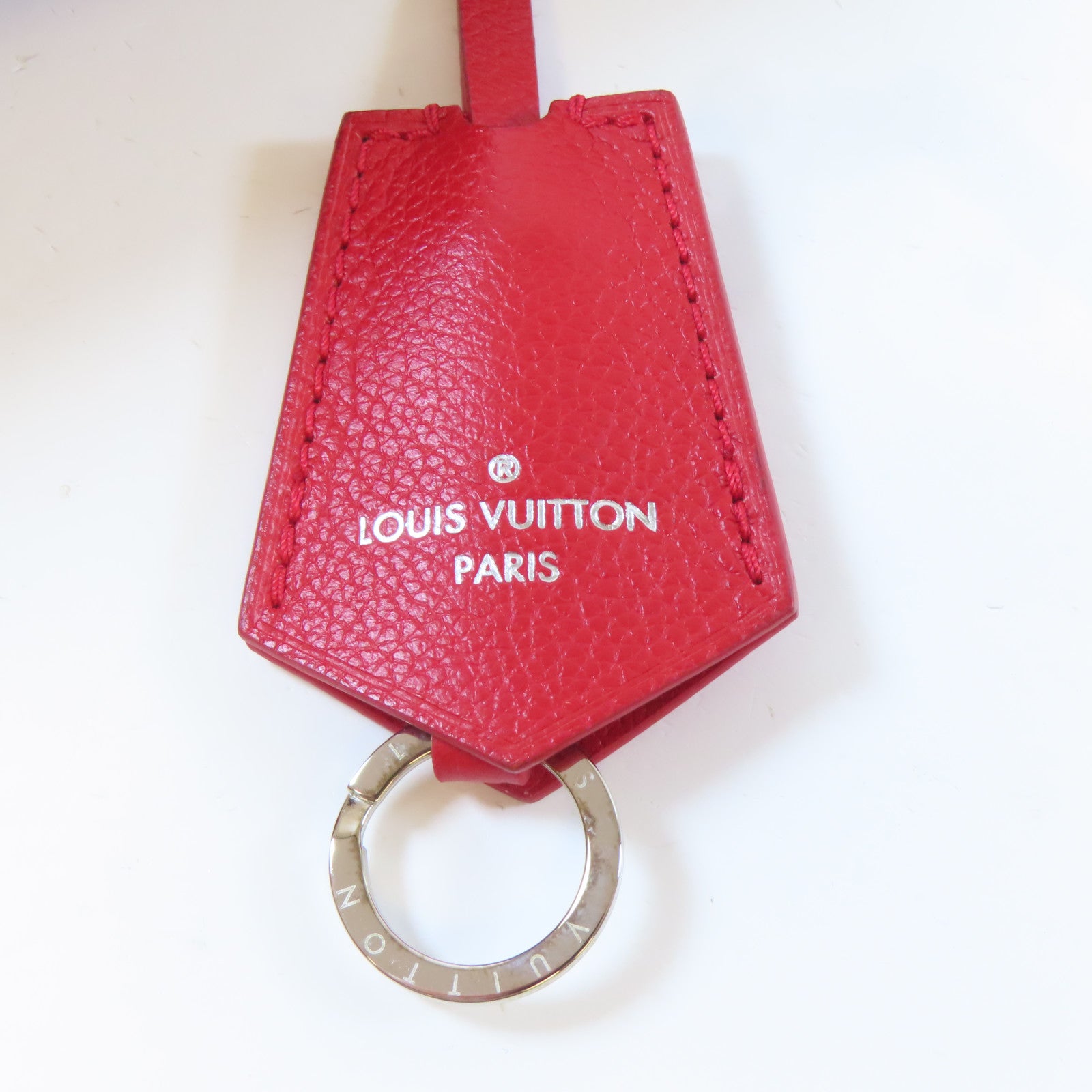 LOUIS VUITTON 【激減優惠】牛皮皮革Lock Me II銀扣手挽肩背兩用袋紅色