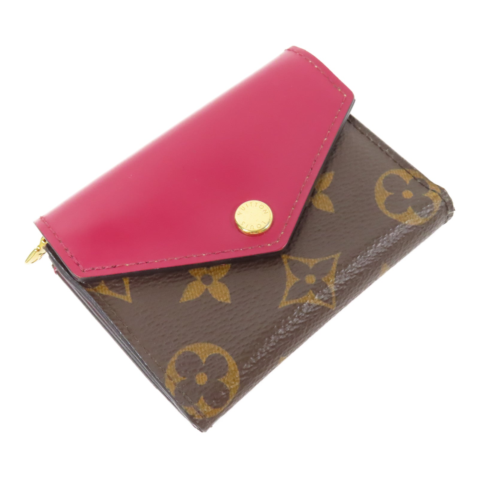 LOUIS VUITTON Monogram Zoe Wallet金扣錢包