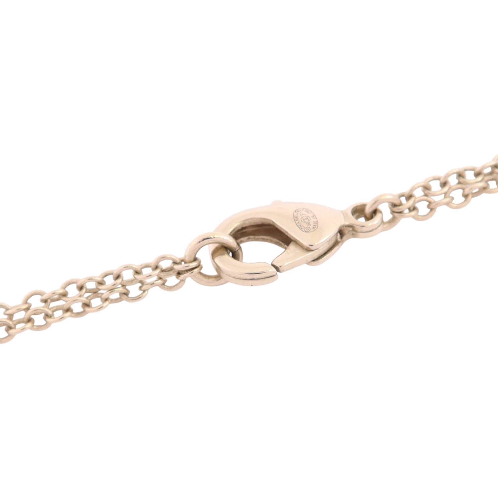 CHANEL 金屬/琺瑯Necklace金扣項鏈