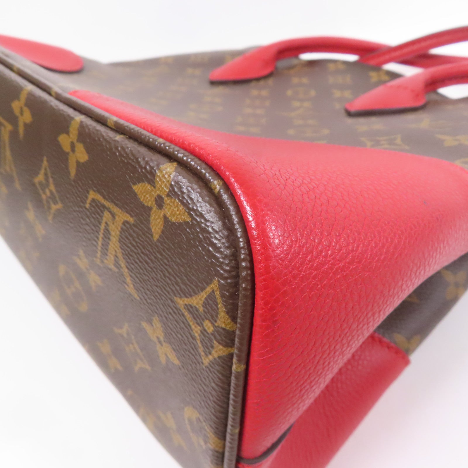 LOUIS VUITTON LV GHW Flandrin 2way Shoulder Bag M41596 Monogram Brown/Red