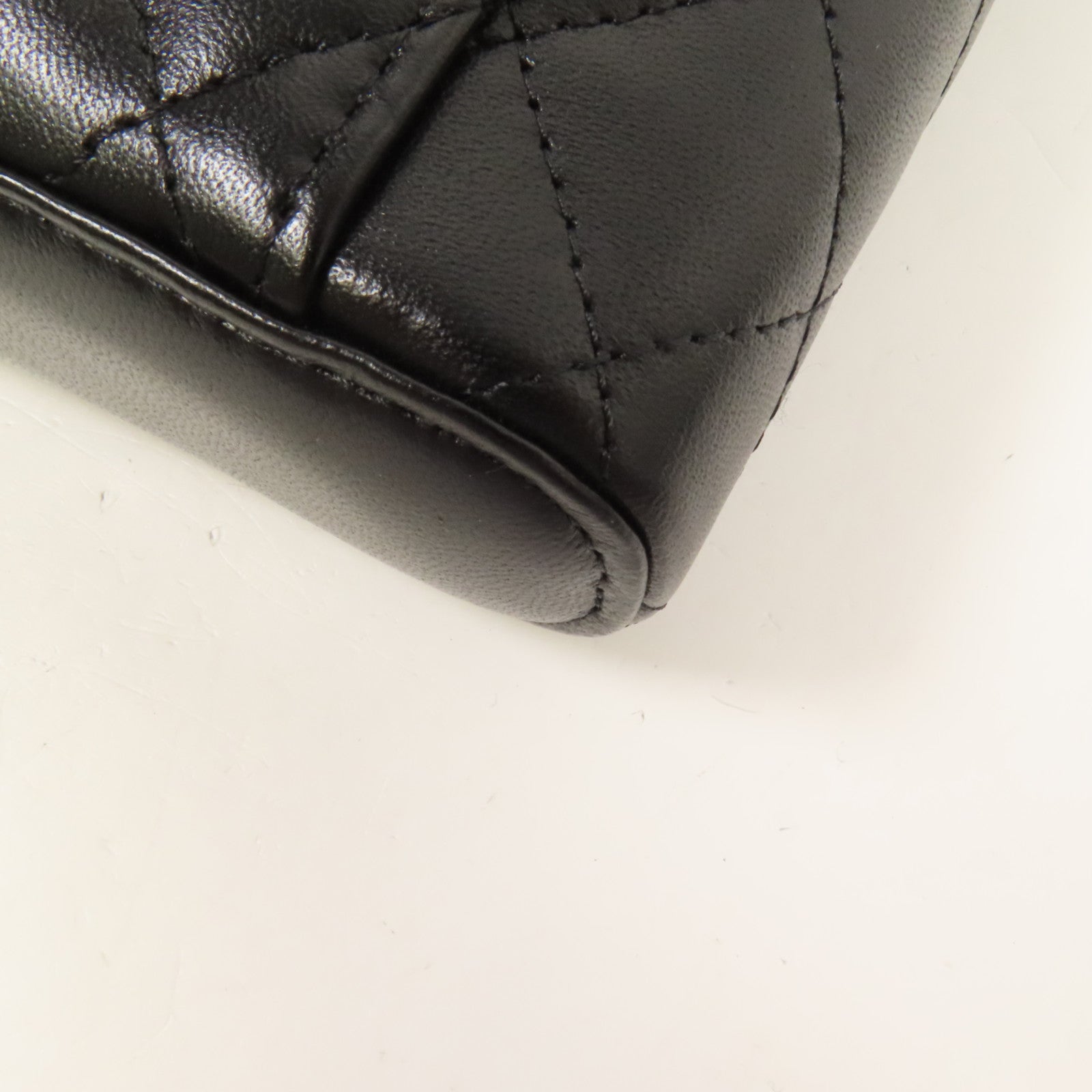 CHANEL 羊皮皮革Chain Shoulder金扣肩背袋