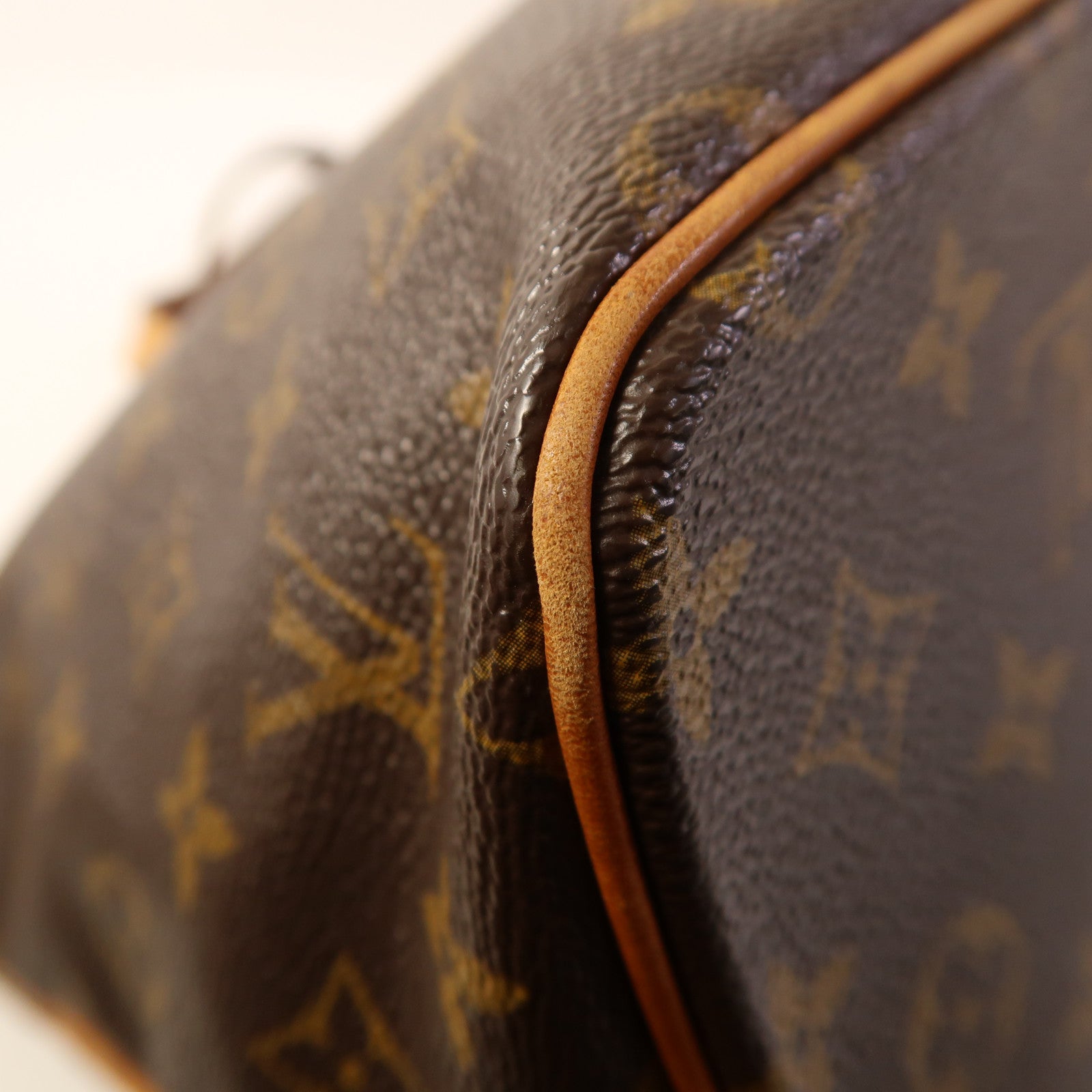 LOUIS VUITTON Monogram Palermo PM金扣手挽肩背兩用袋棕色
