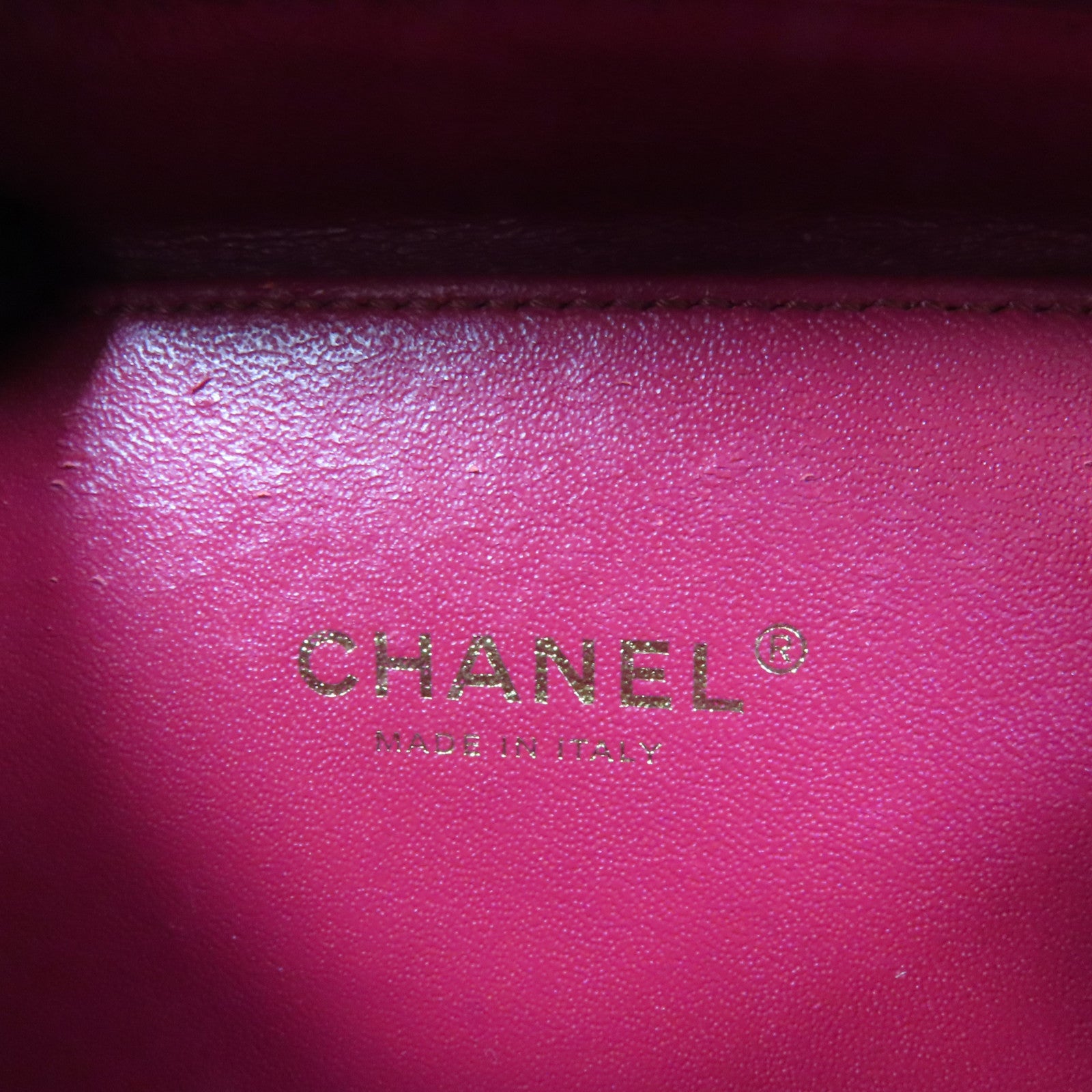 CHANEL 牛皮皮革Filigree Vanity Case手挽肩背兩用袋