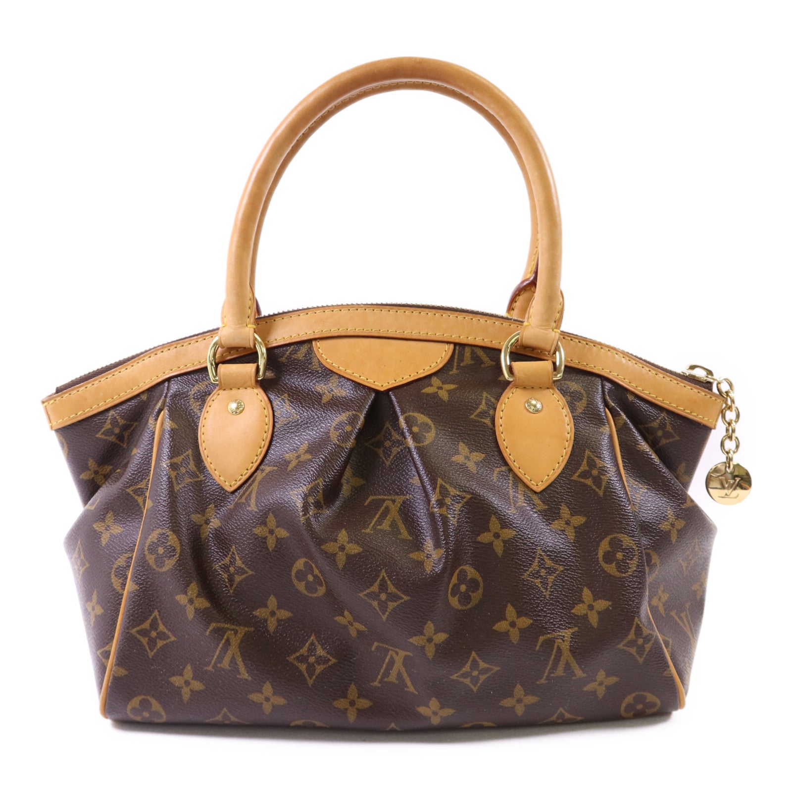 LOUIS VUITTON Monogram Tivoli PM金扣手挽袋