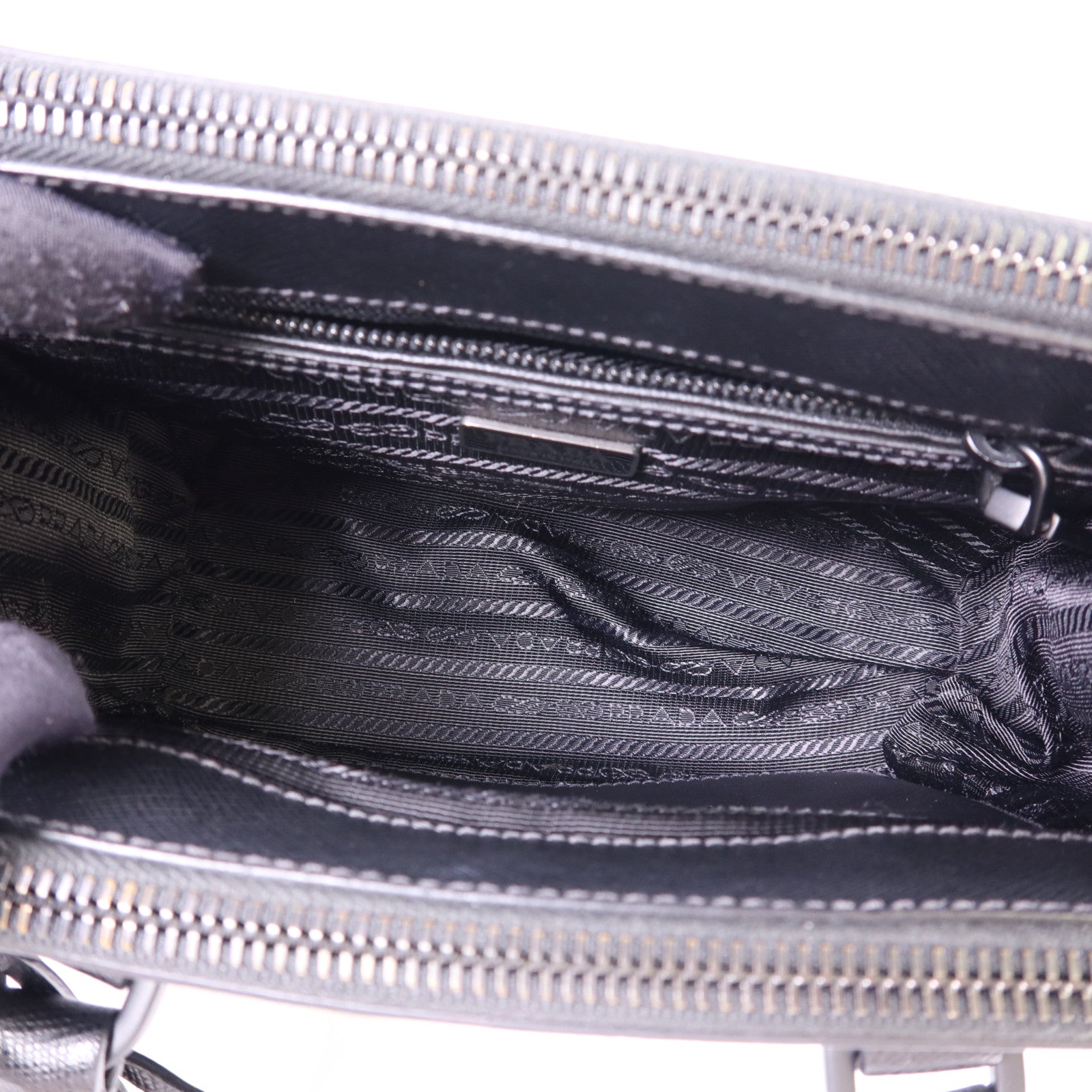 PRADA Saffiano皮革Galleria Nano手挽肩背兩用袋