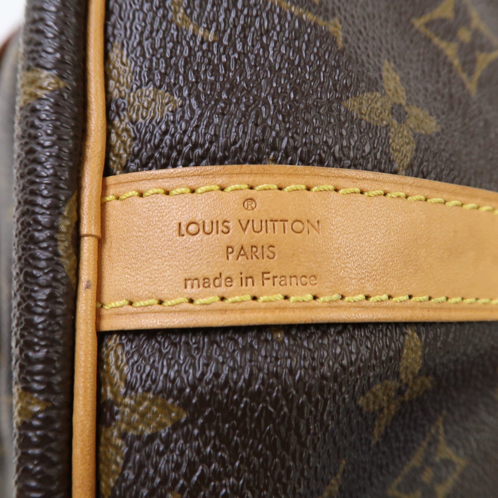 LOUIS VUITTON Monogram Speedy Bandouliere 30金扣手挽肩背兩用袋啡色