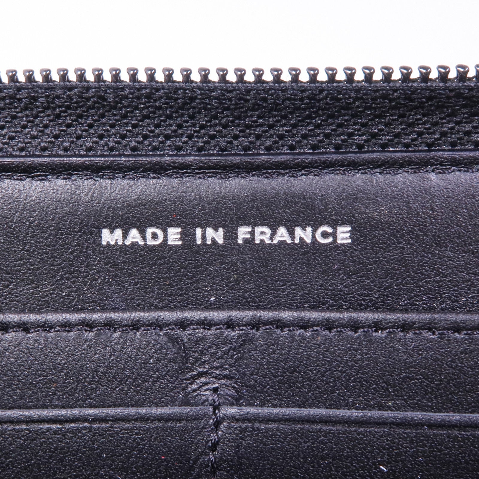 CHANEL 牛皮皮革Boy Long Wallet銀扣長錢包