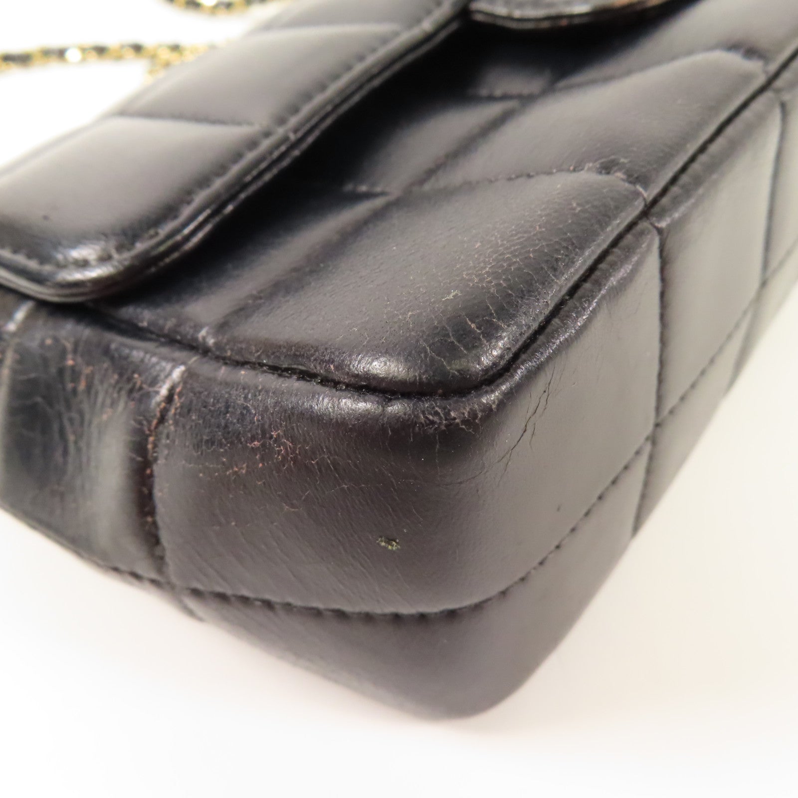 CHANEL 【激減優惠】牛皮皮革Shoulder Bag金扣鏈帶肩背袋