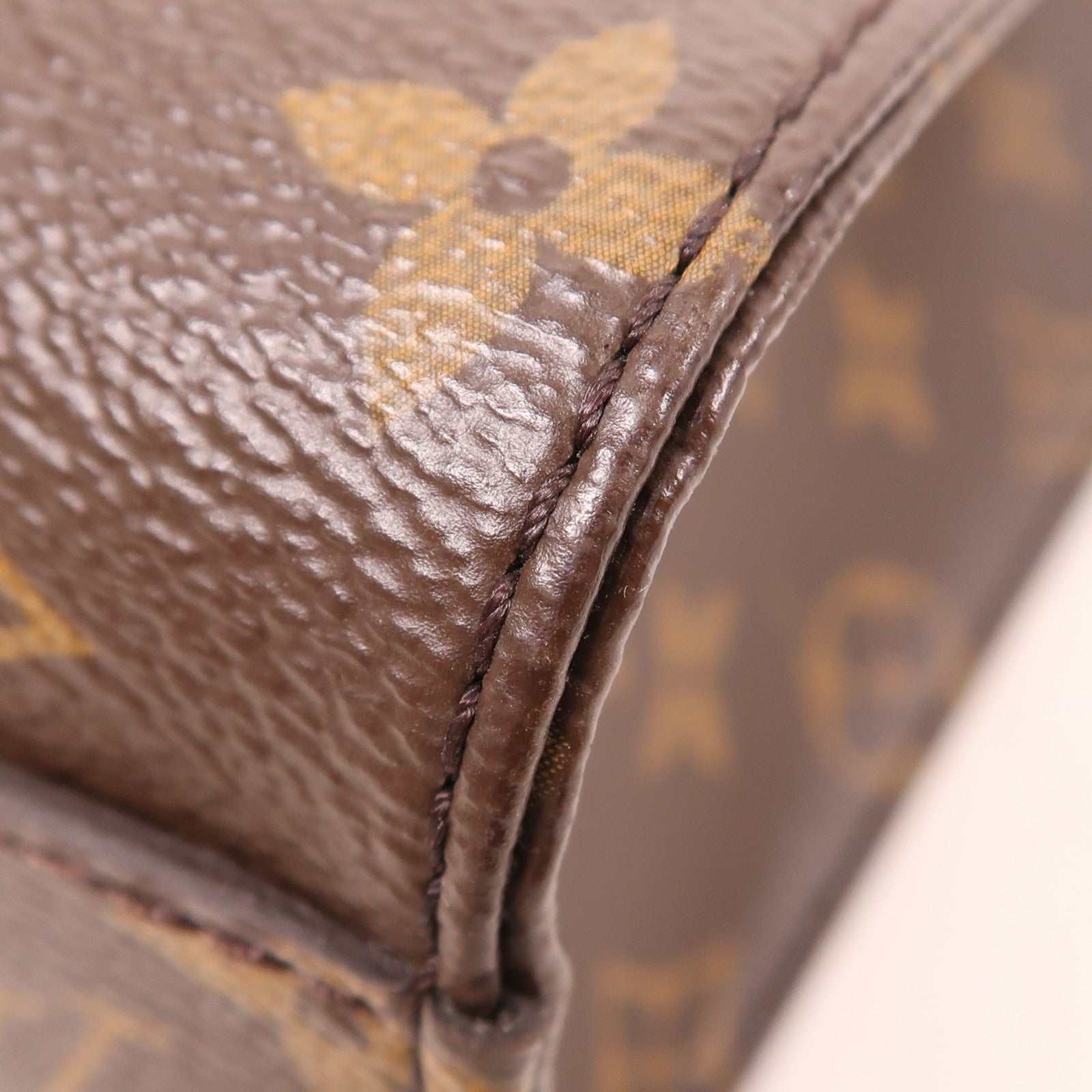 LOUIS VUITTON LV GHW Sac Plat BB 2 Way Shoulder Handbag M45847 Monogram Brown