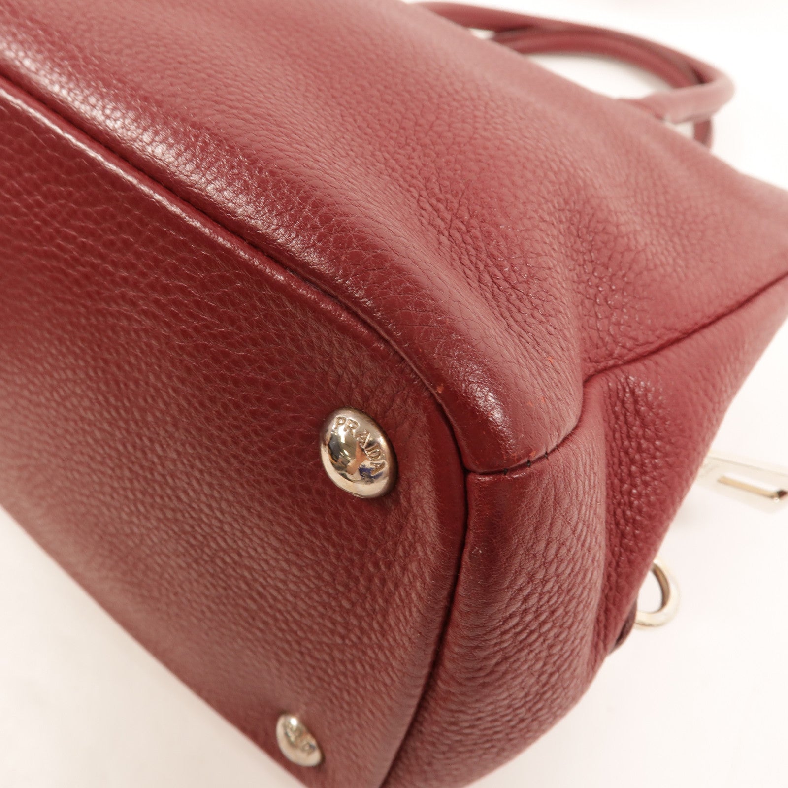 PRADA 牛皮皮革2 Way Shoulder手挽肩背兩用袋