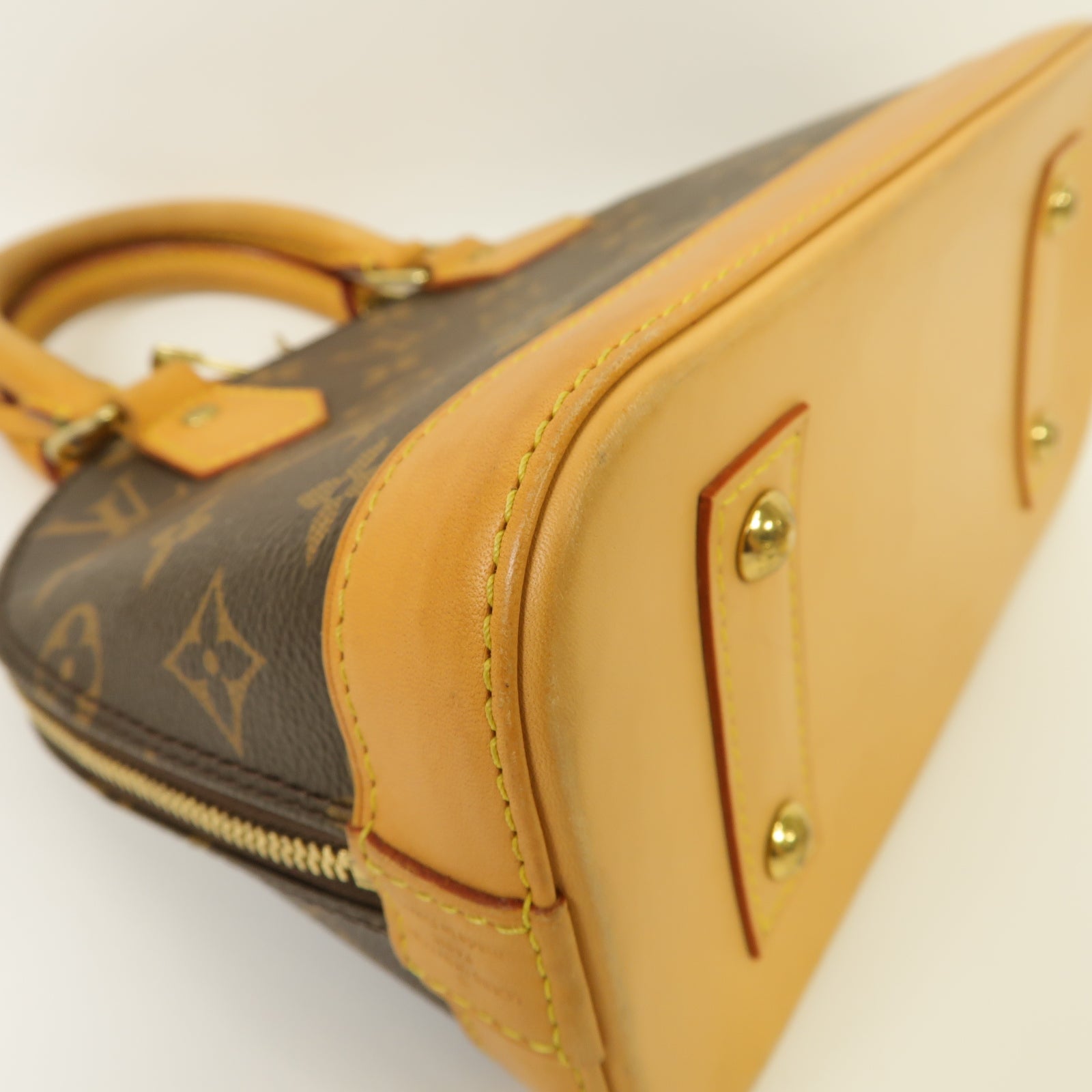 LOUIS VUITTON 【激減優惠】Monogram Alma金扣手挽肩背兩用袋棕色