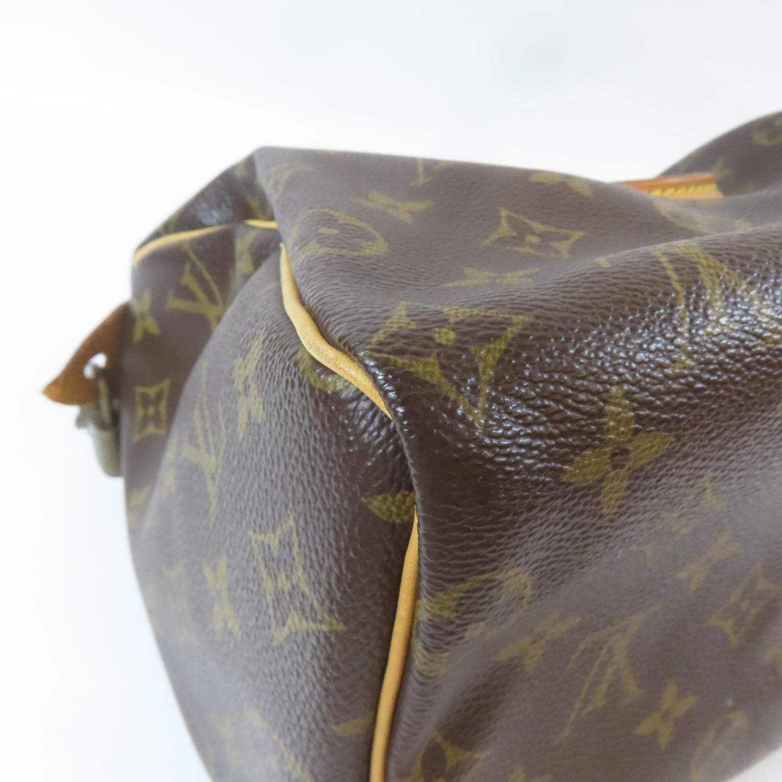 LOUIS VUITTON Monogram Speedy 25金扣手挽袋啡色